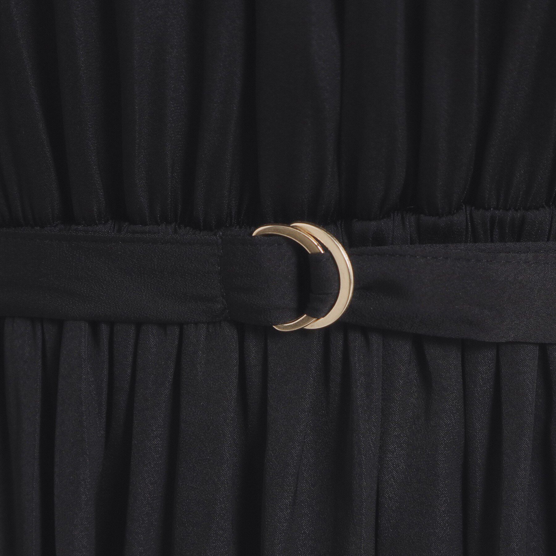 ITS&rsquo;DEMO「【入卒／手洗い可】サテンベルト付きワンピース」|ワンピース|