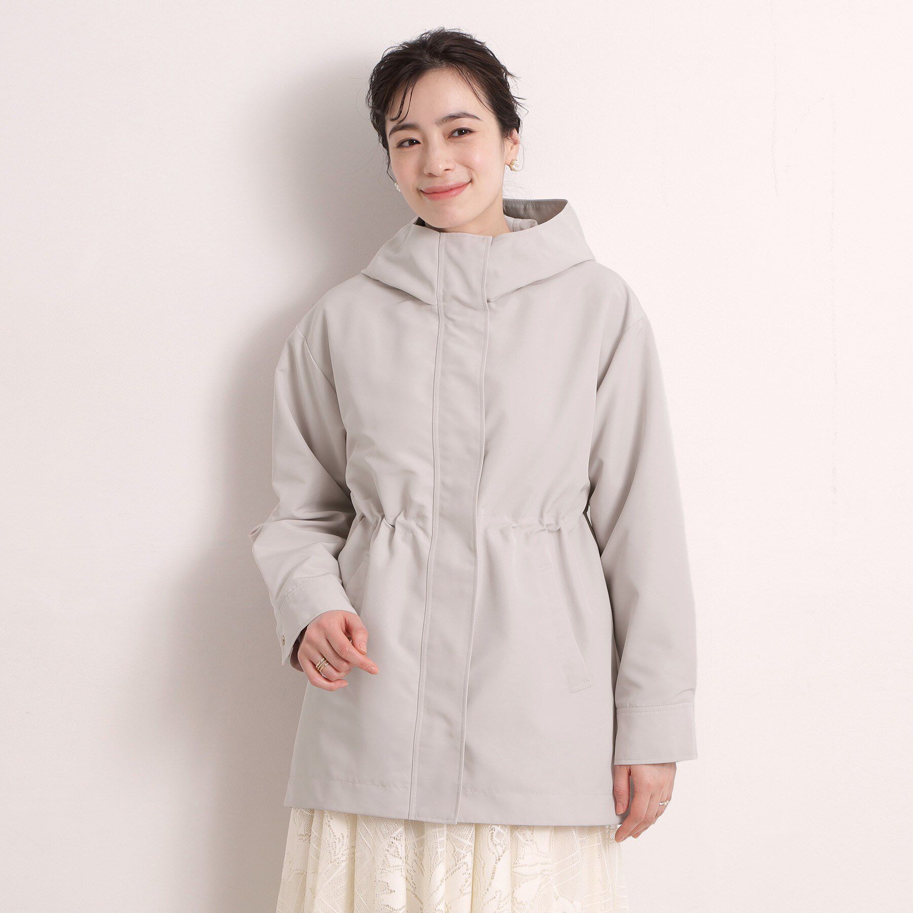 ITS&rsquo;DEMO「【撥水・花粉防止／手洗い可】ミディアム丈マウンテンパーカー」|その他|