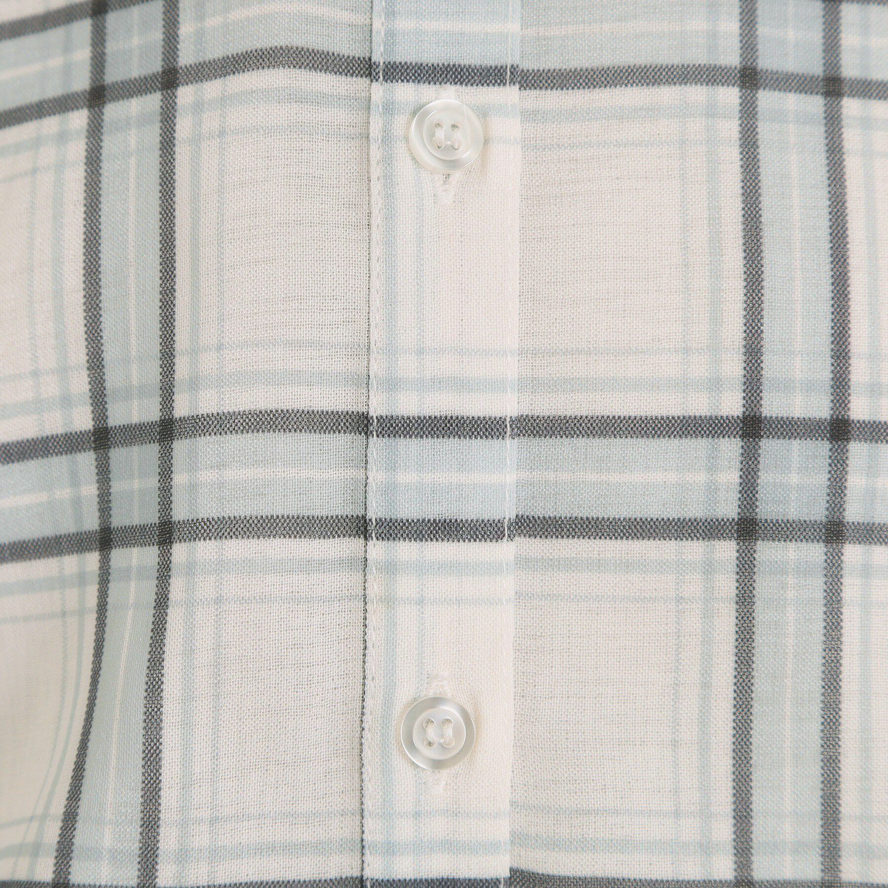 ITS&rsquo;DEMO「【セットアップ可／手洗い可】シアーチェックシャツ」|シャツ・ブラウス|