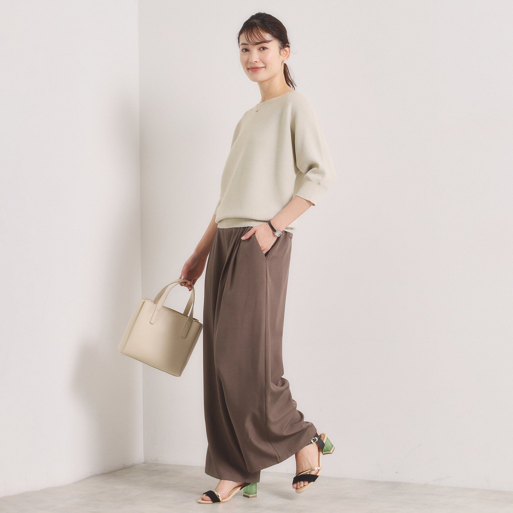 ITS&rsquo;DEMO「【手洗い可】ラメガーターニット」|ニット・セーター|