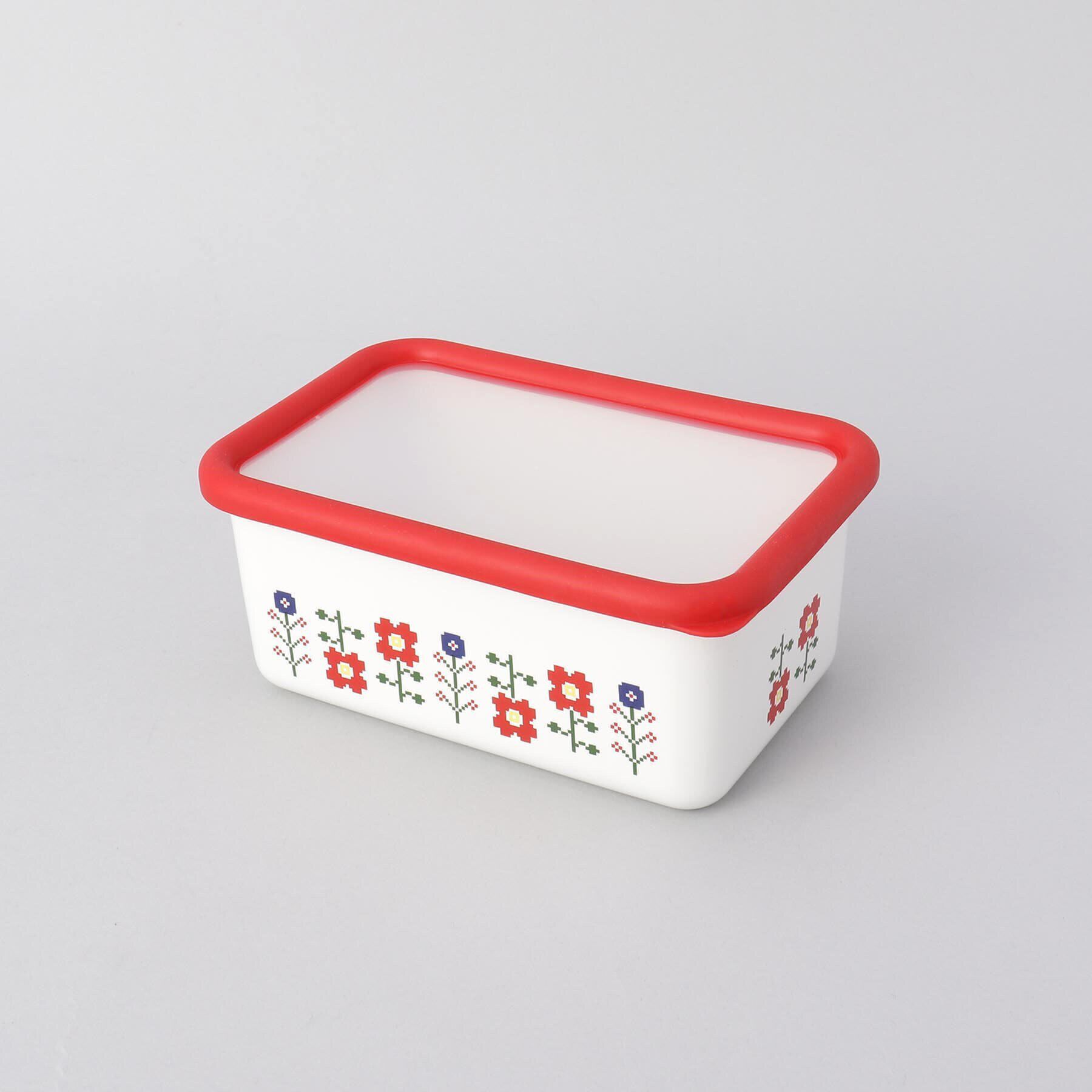 212 KITCHEN STORE「ミーサ深型角容器Ｍ RD ＜富士ホーロー ＞」|食器・キッチングッズ|その他