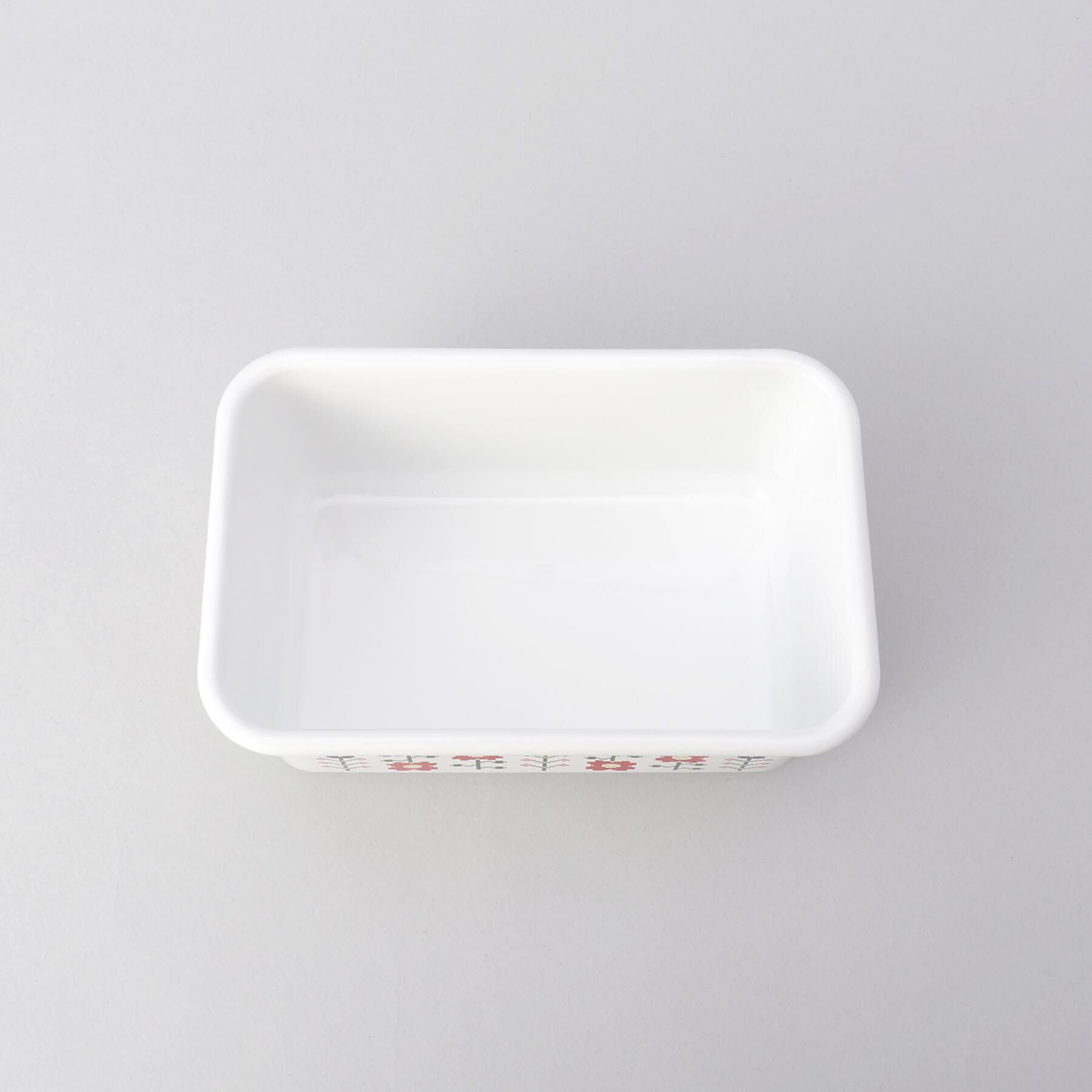 212 KITCHEN STORE「ミーサ深型角容器Ｍ RD ＜富士ホーロー ＞」|食器・キッチングッズ|