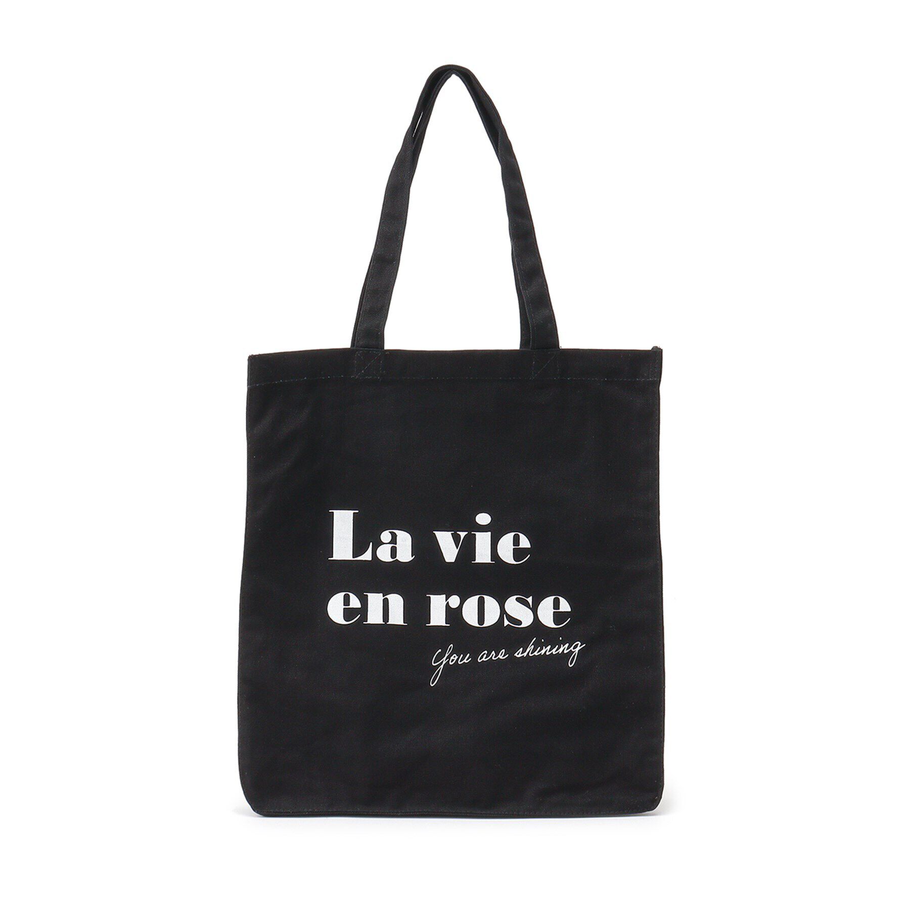 Ober Tashe「【新生活・新学期】色&times;柄全10種類 ロゴトートバッグ」|トートバッグ|ブラック(319)