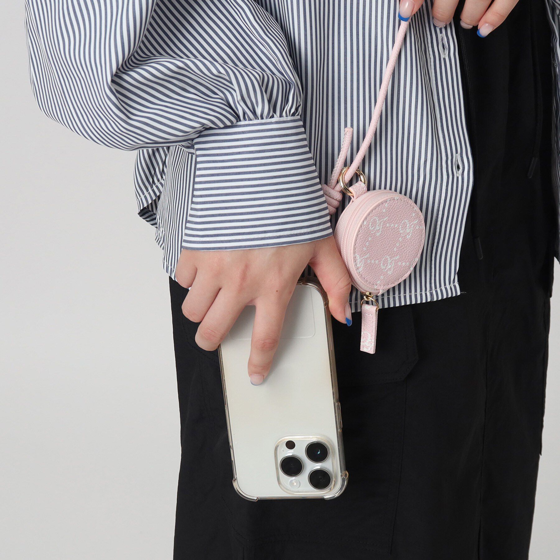 Grandedge「ポーチ付きスマホショルダー」|ストラップ|