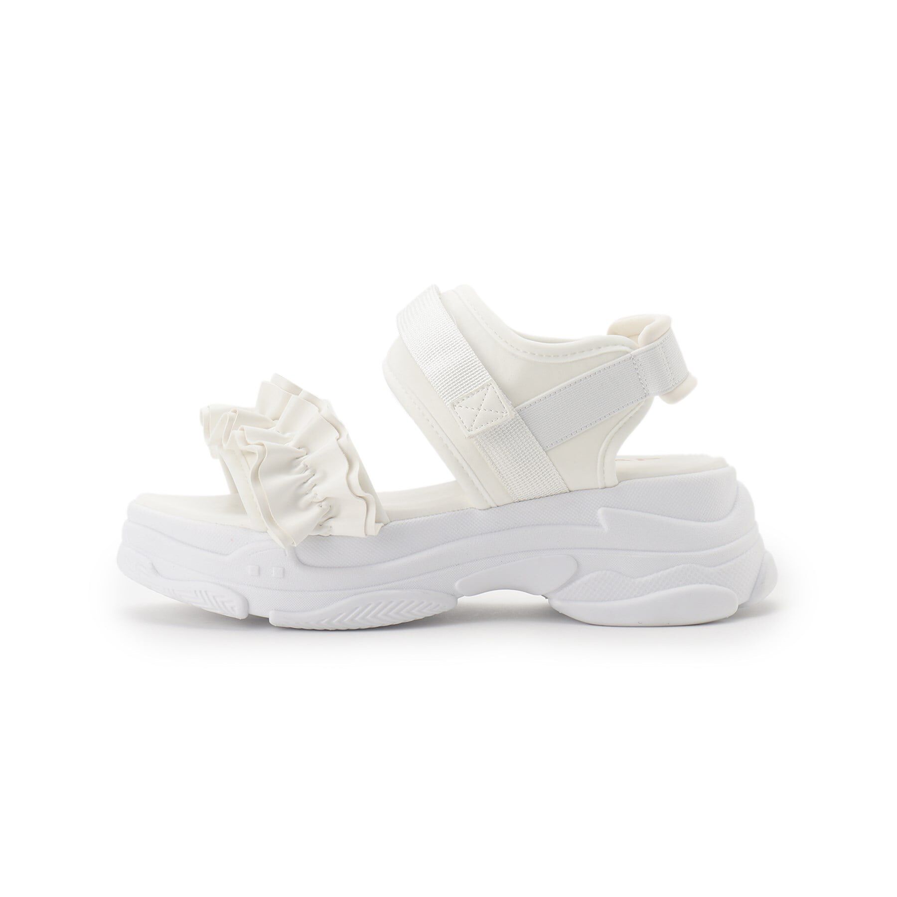 csT&P「厚底フリルスポサン」|サンダル|