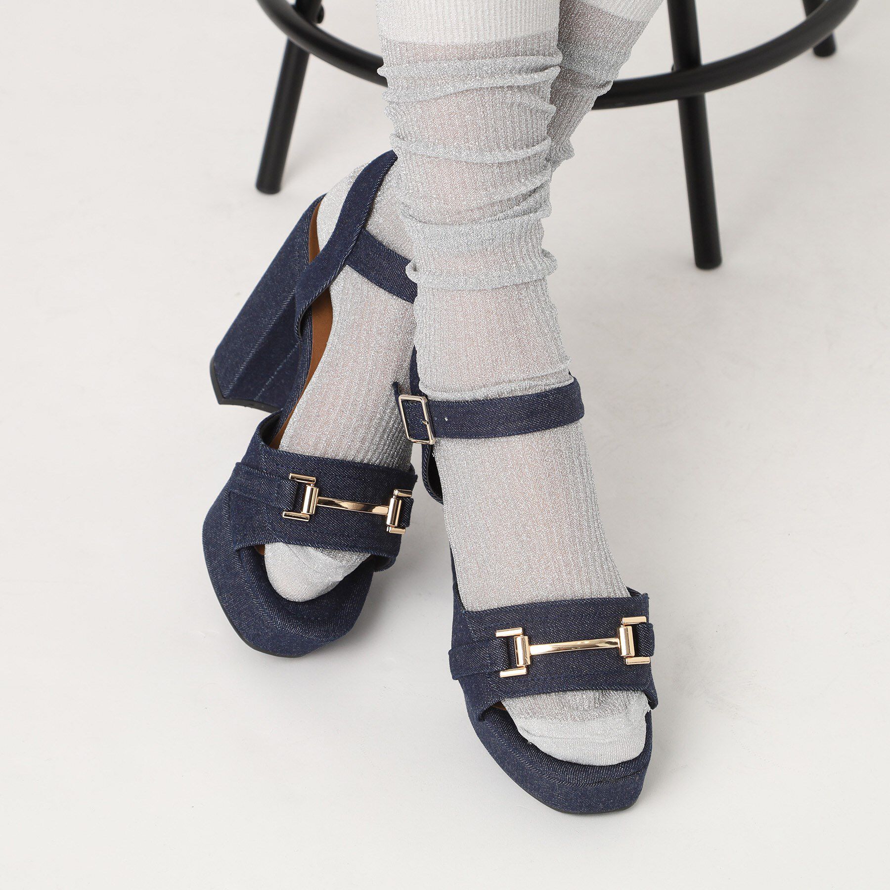 ESPERANZA「アッパービット厚底ヒールサンダル」|サンダル|