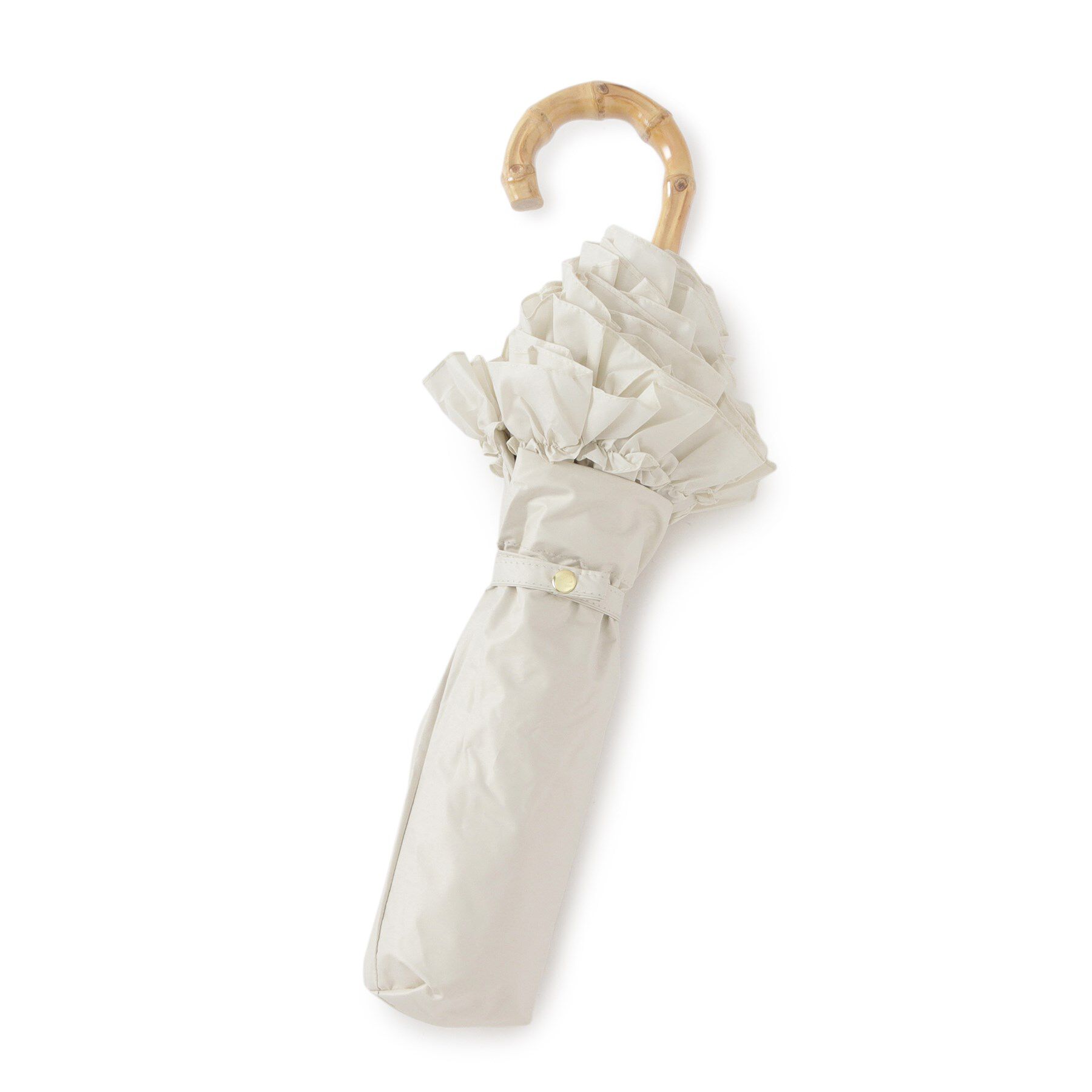 Ober Tashe「pink trick/ピンクトリック　遮光率100％！フリル折りたたみ日傘（晴雨兼用）」|傘|