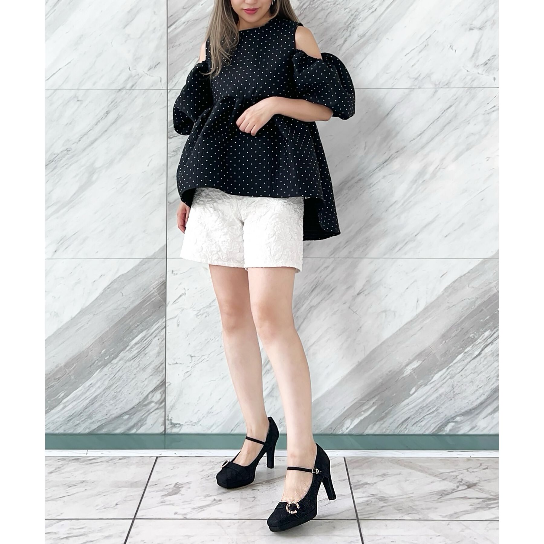 ESPERANZA「《先行予約》オリジナルキルティングパンプス」|パンプス|