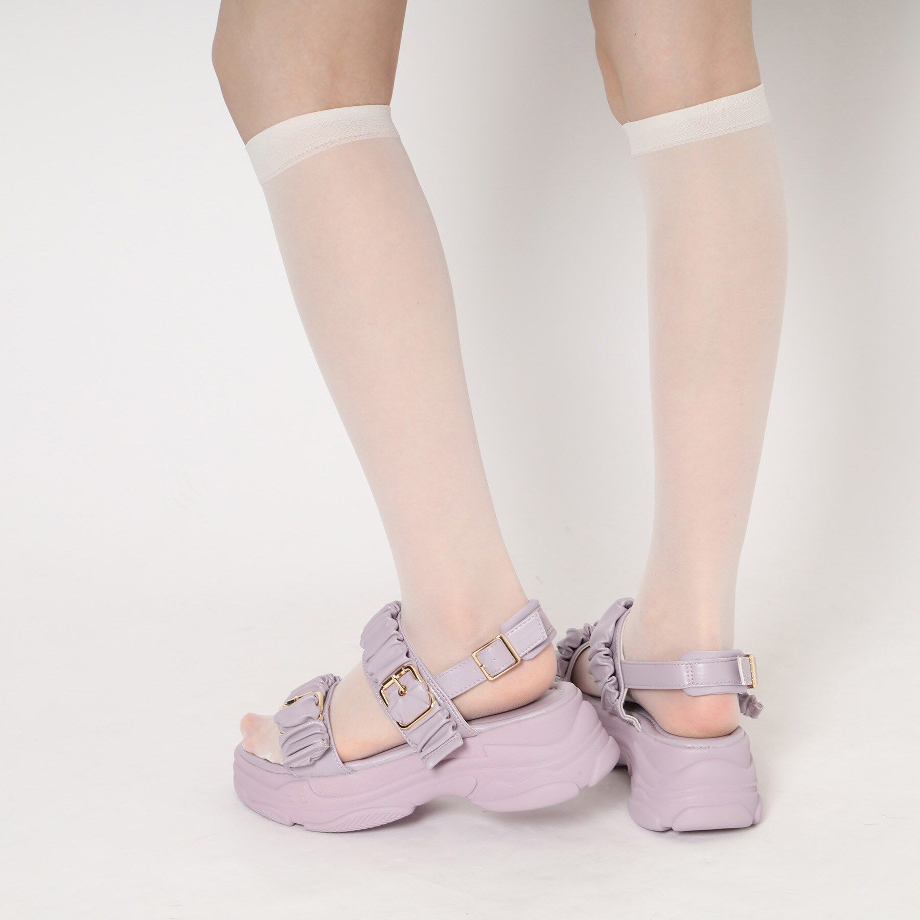 csT&P「厚底クシュクシュベルトスポサン」|サンダル|