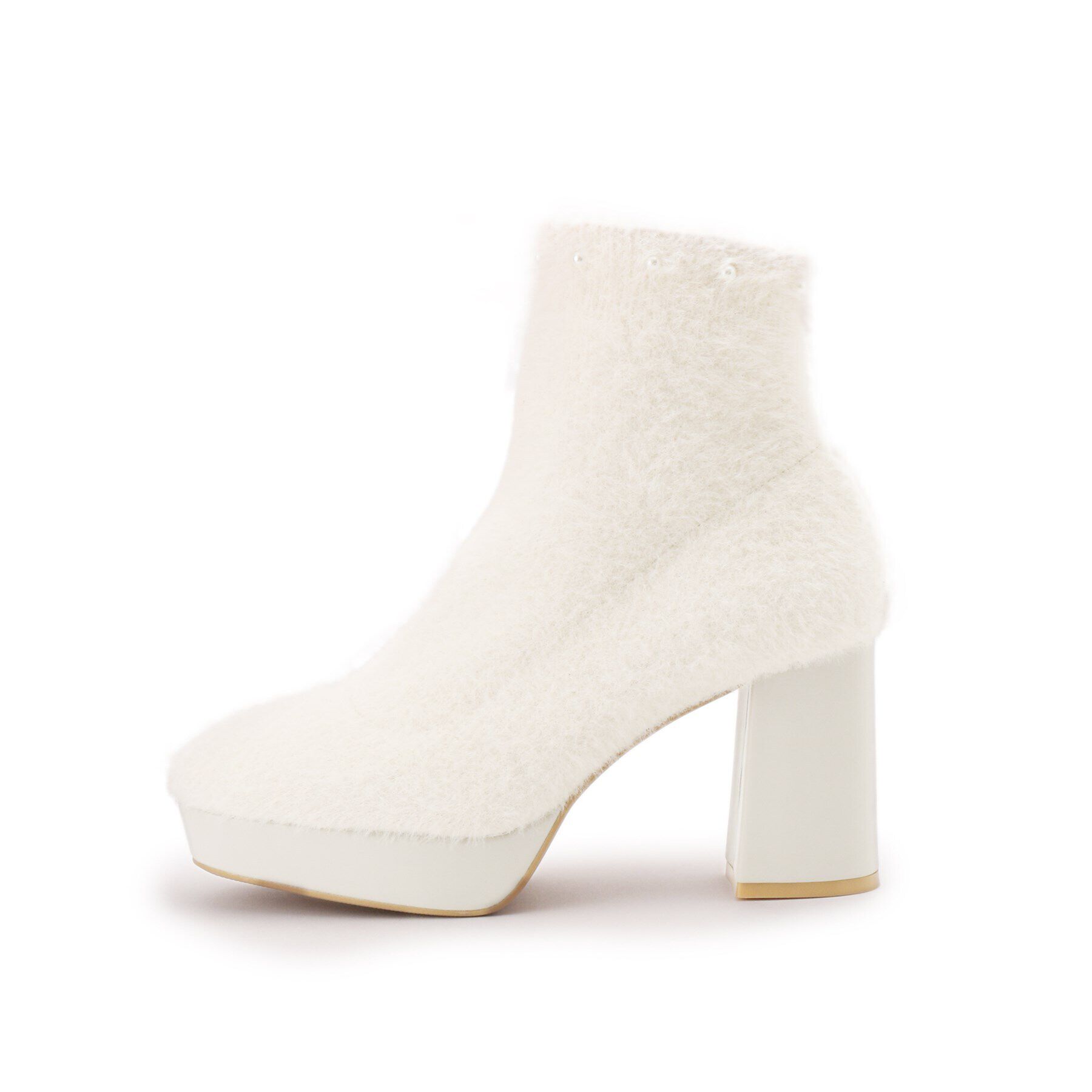 ESPERANZA「ニットパール調ショートブーツ」|ショートブーツ|