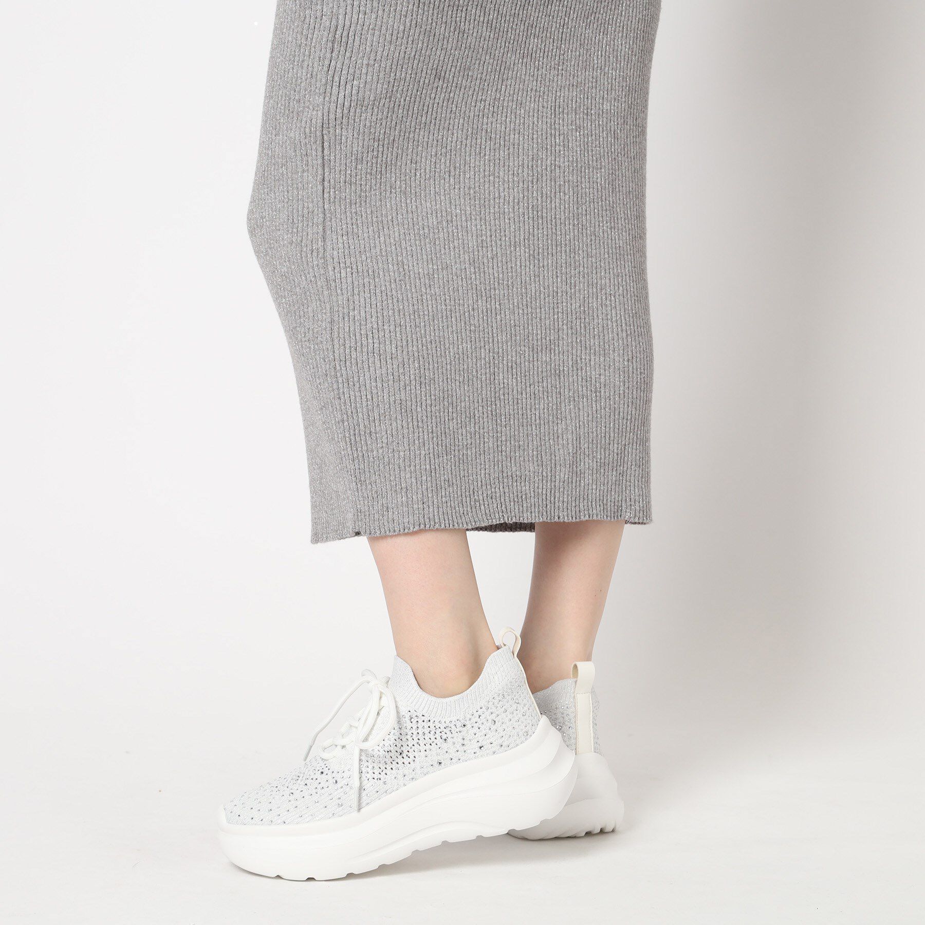 ESPERANZA「ラインストーンニットスニーカー」|スニーカー|