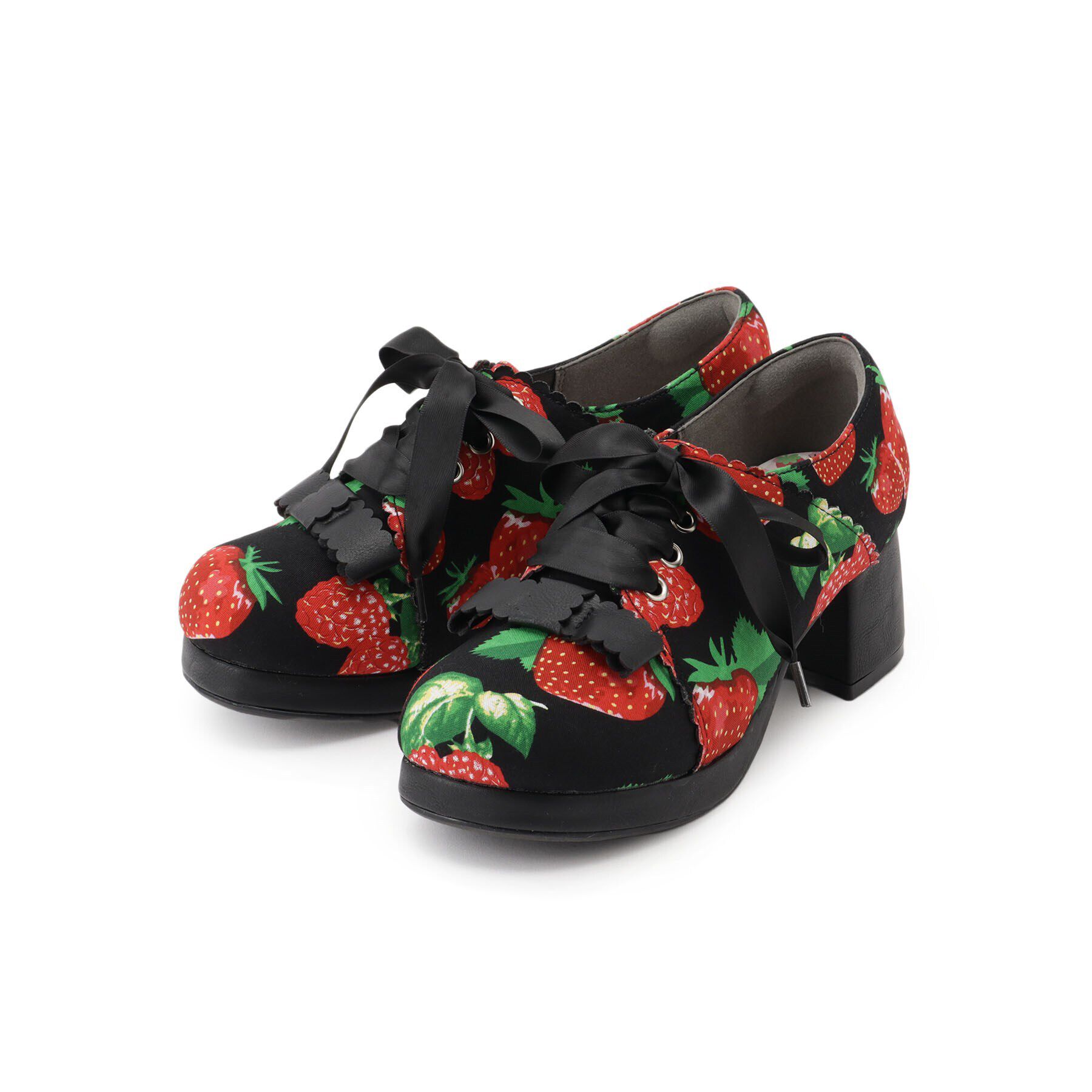 csT&P「ガーリーリボンパンプス」|パンプス|いちご(919)