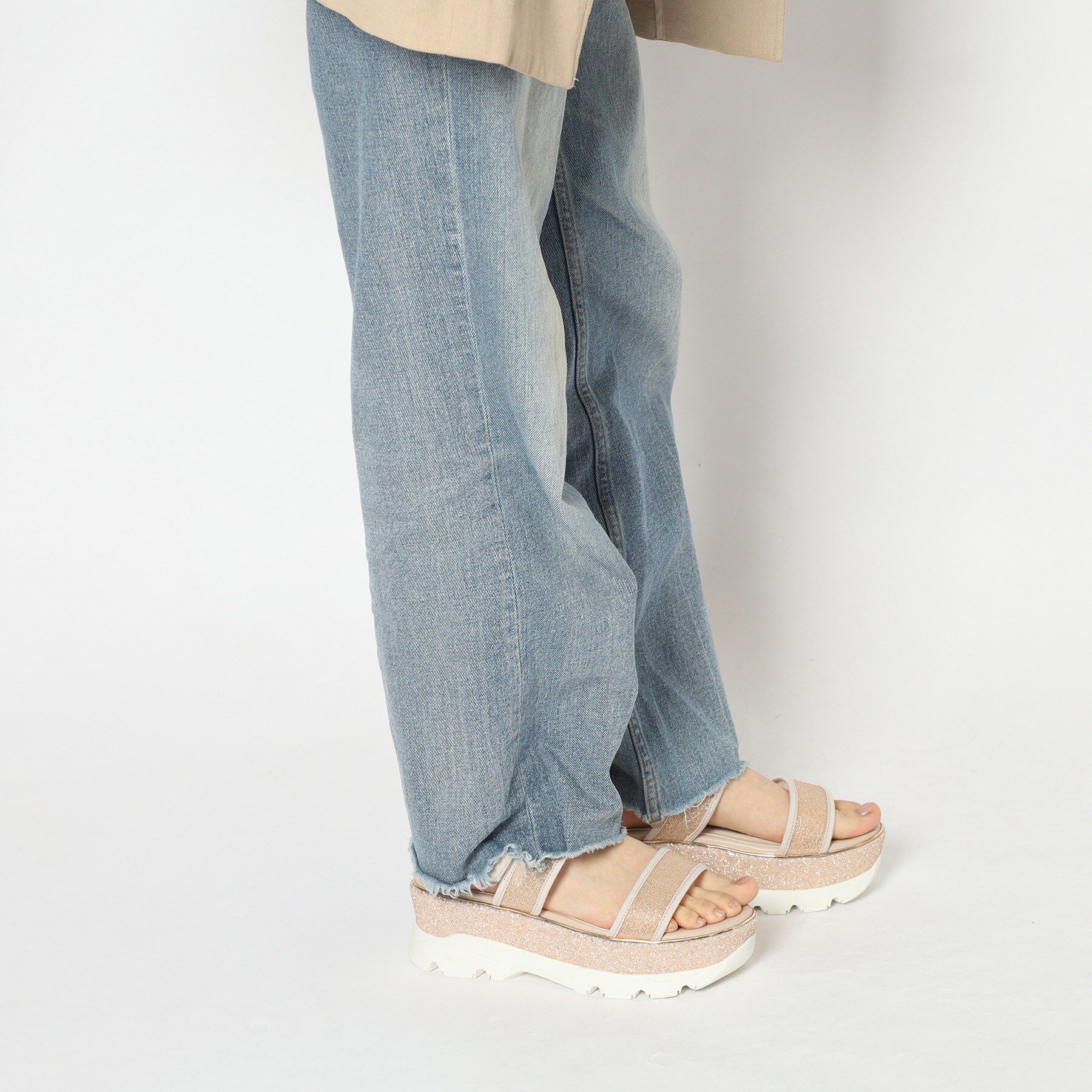 ESPERANZA「厚底ラメスポサン」|サンダル|