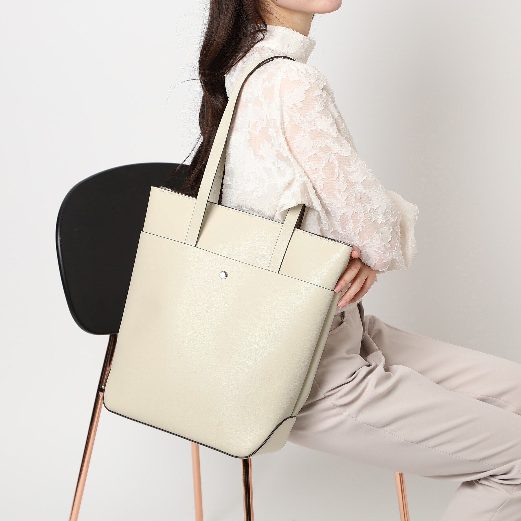 Ober Tashe「かるいかばん PC収納付き縦型トート」|トートバッグ|