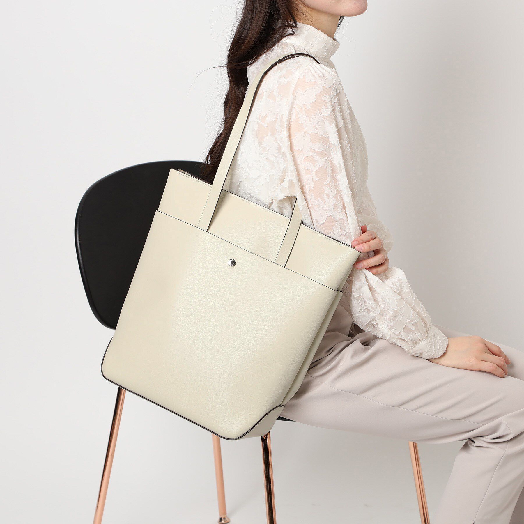 Ober Tashe「かるいかばん PC収納付き縦型トート」|トートバッグ|