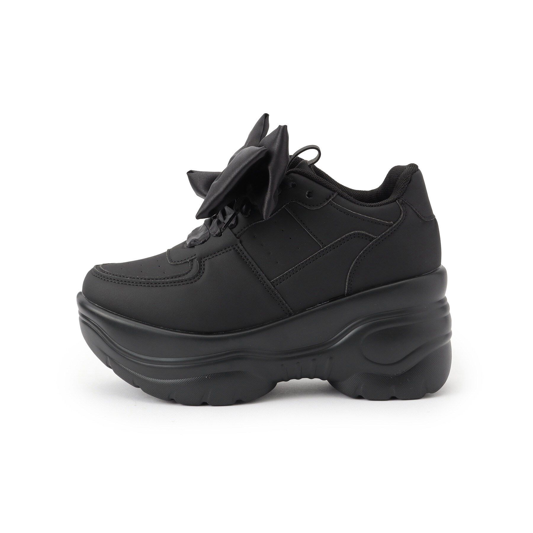 csT&P「厚底リボン取り外し可スニーカー」|スニーカー|