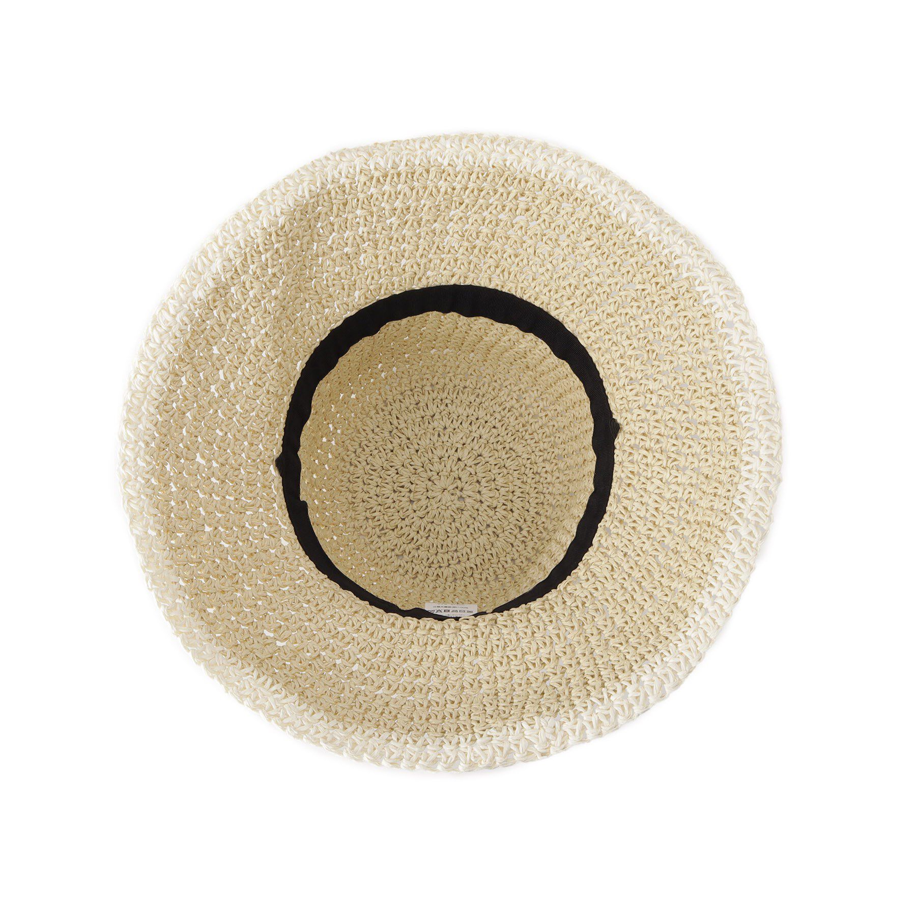 Grandedge「ライン細編みペーパーハット」|ハット|