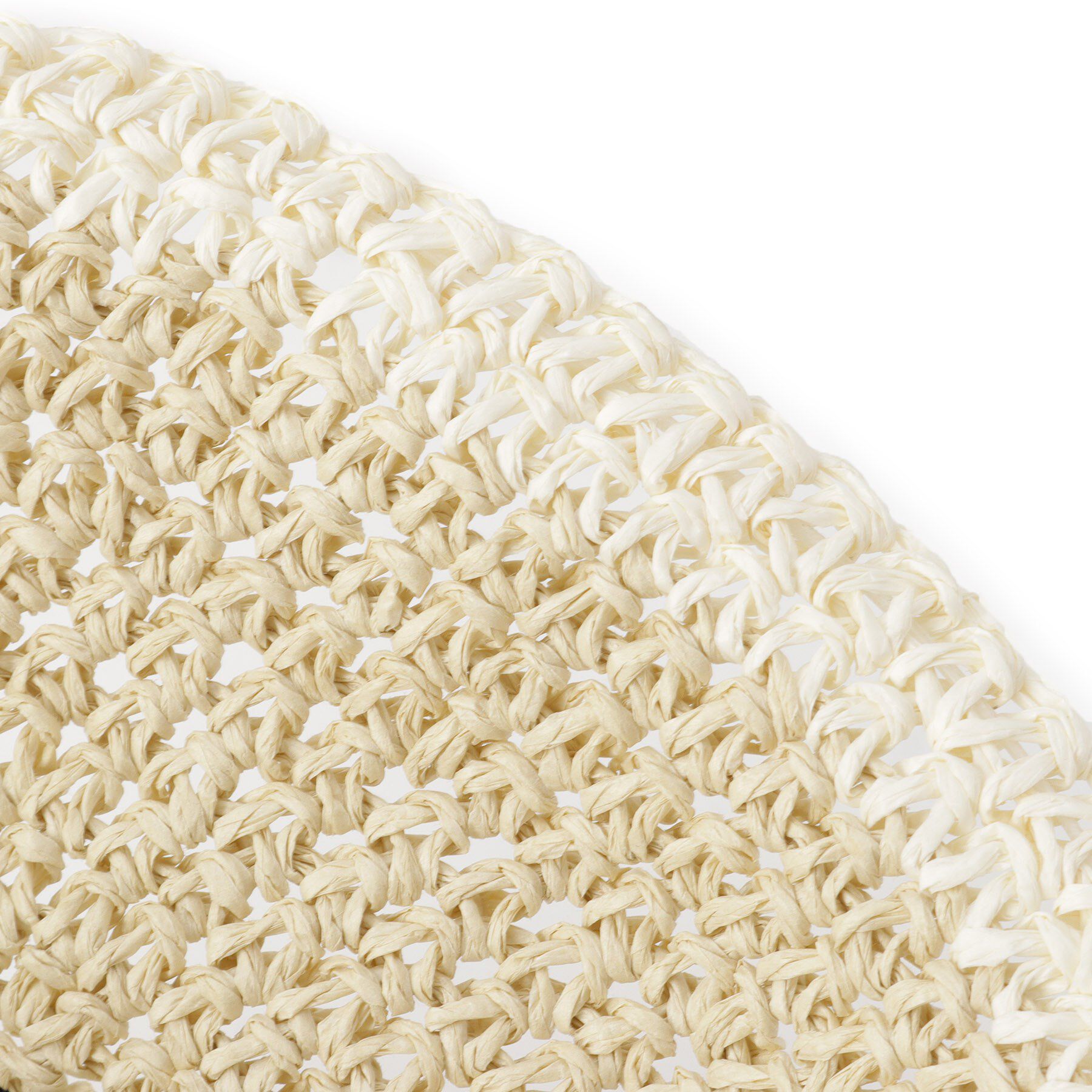 Grandedge「ライン細編みペーパーハット」|ハット|