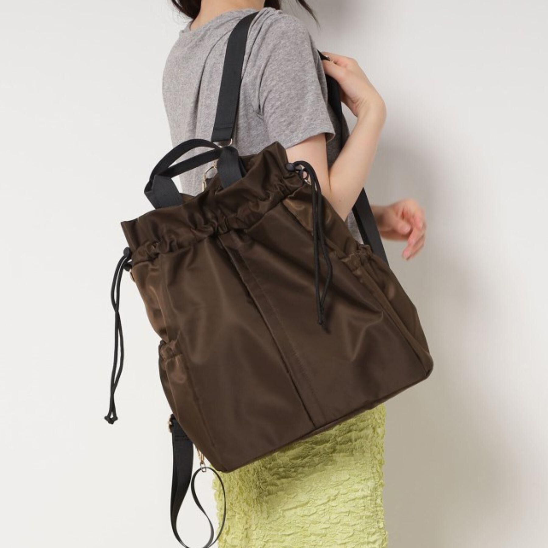 ESPERANZA「3WAYシャーリングリュック」|リュック|モカブラウン(342