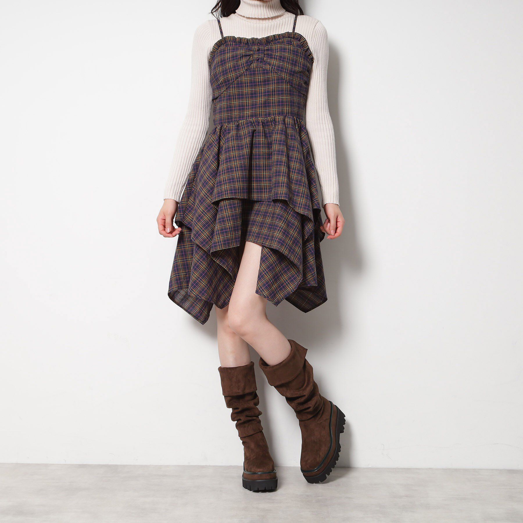 ESPERANZA「【EC先行販売】マルチWAYダブルトラックソールブーツ」|ショートブーツ|