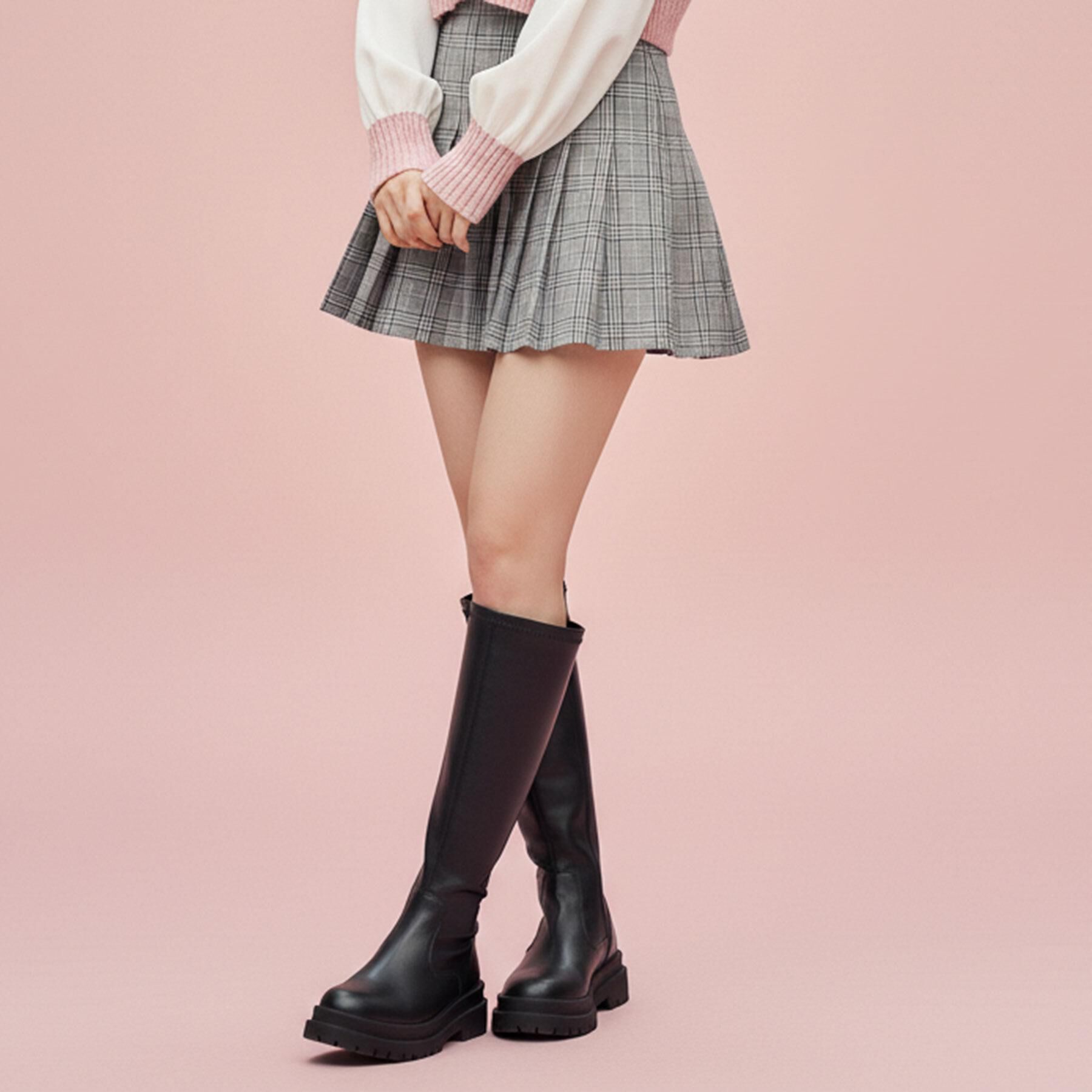 csT&P「トラックソールロングブーツ」|ショートブーツ|