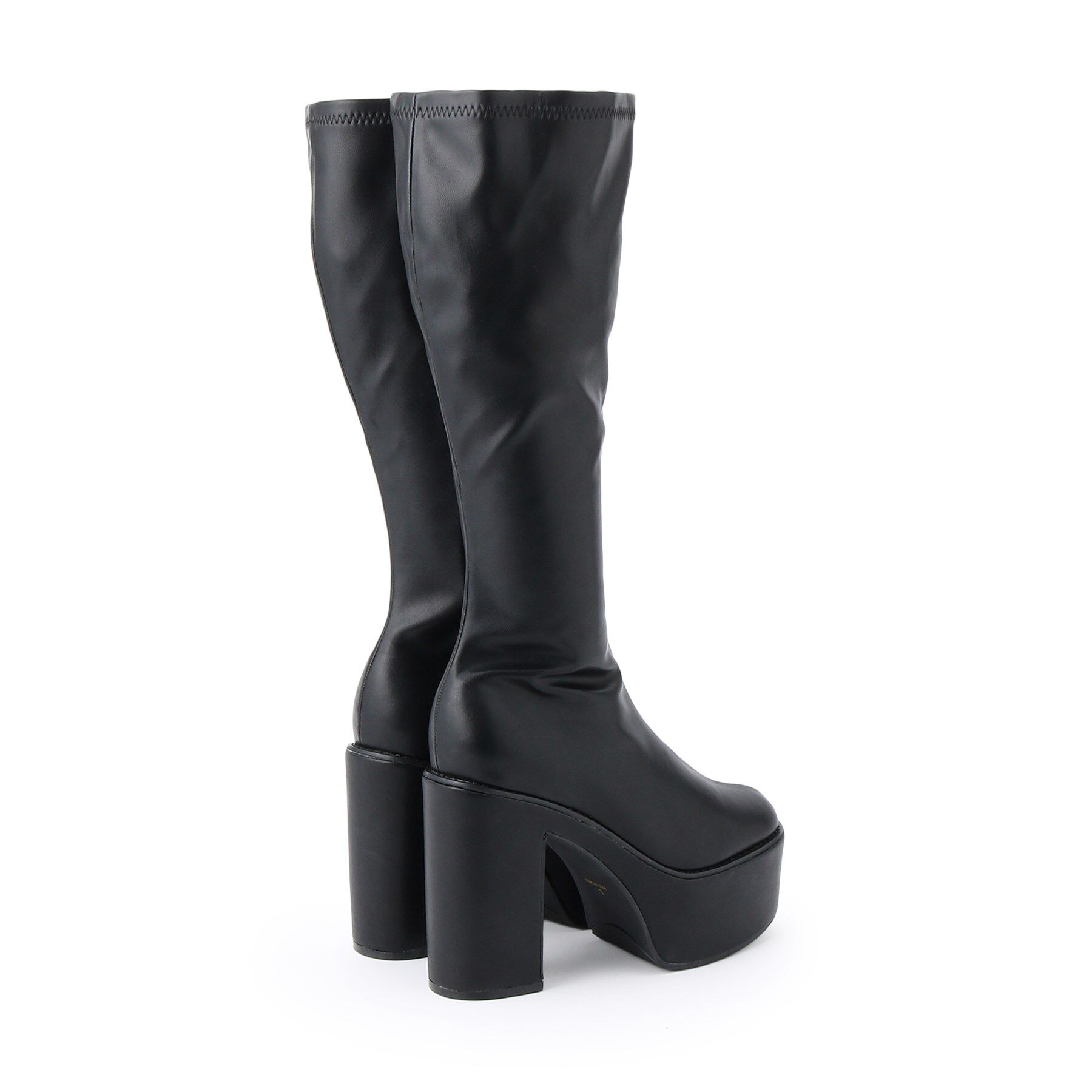 csT&P「厚底プレーンブーツ」|ショートブーツ|