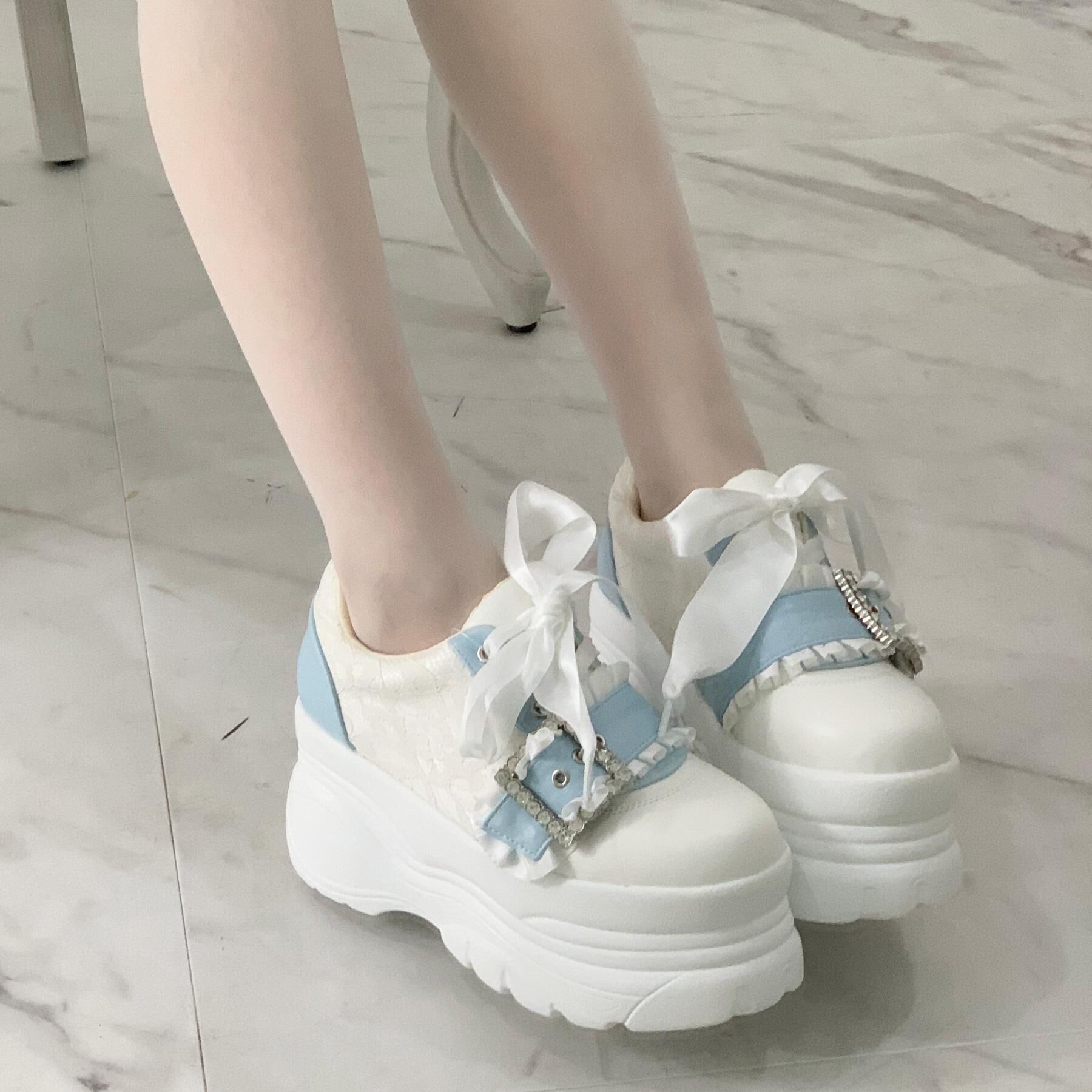 csT&P「夢見るシリーズキラキラ厚底スニーカー」|スニーカー|