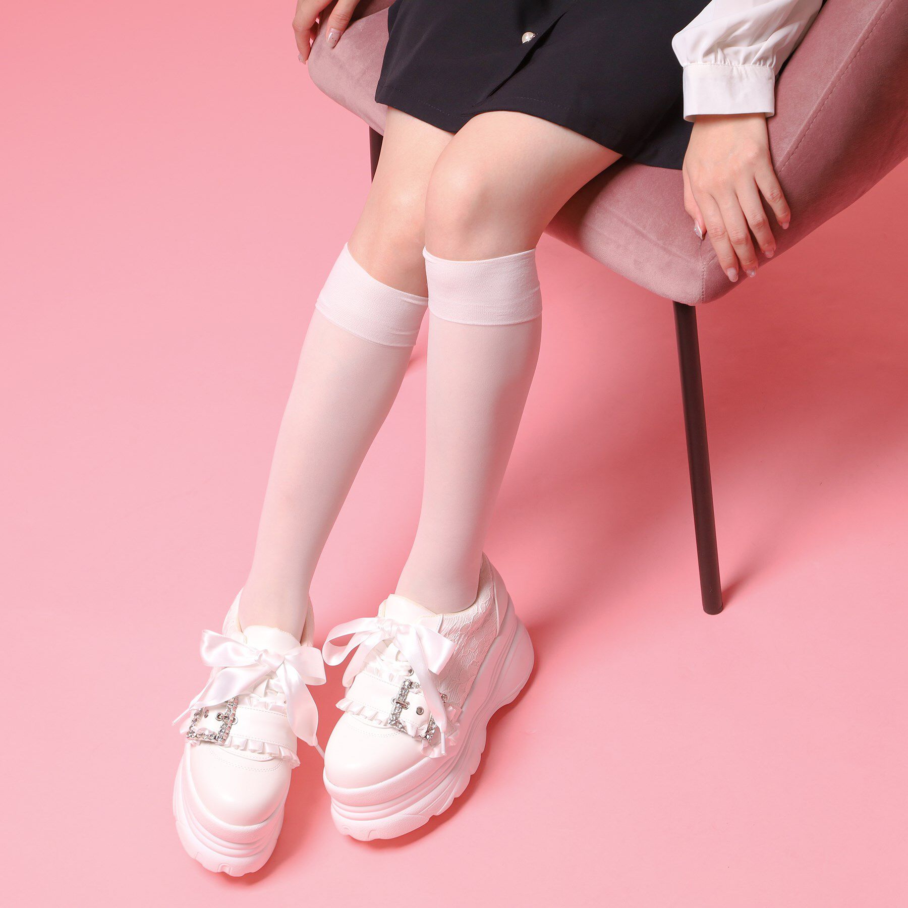 csT&P「夢見るシリーズキラキラ厚底スニーカー」|スニーカー|