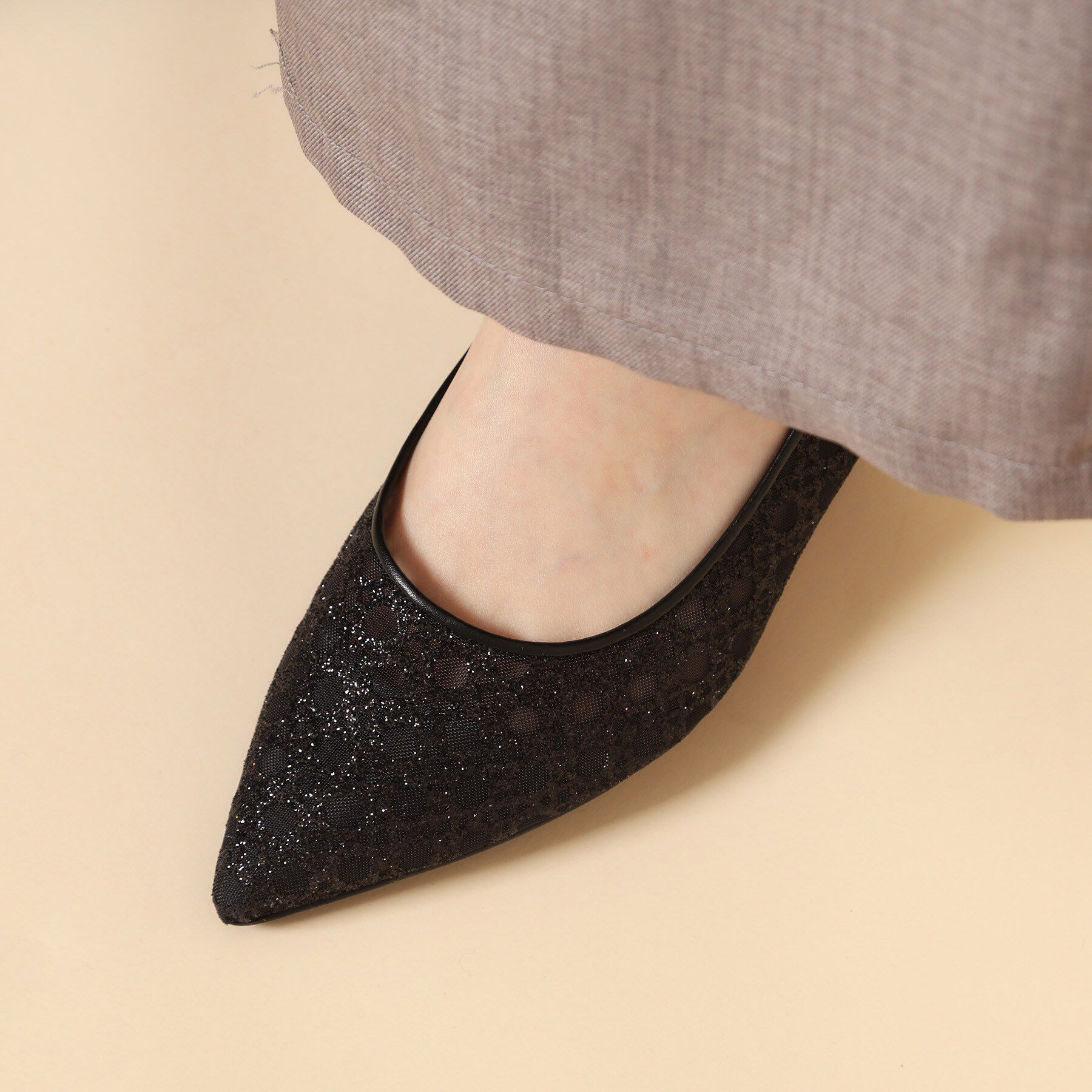 ESPERANZA「甲ストラップシアーパンプス」|パンプス|