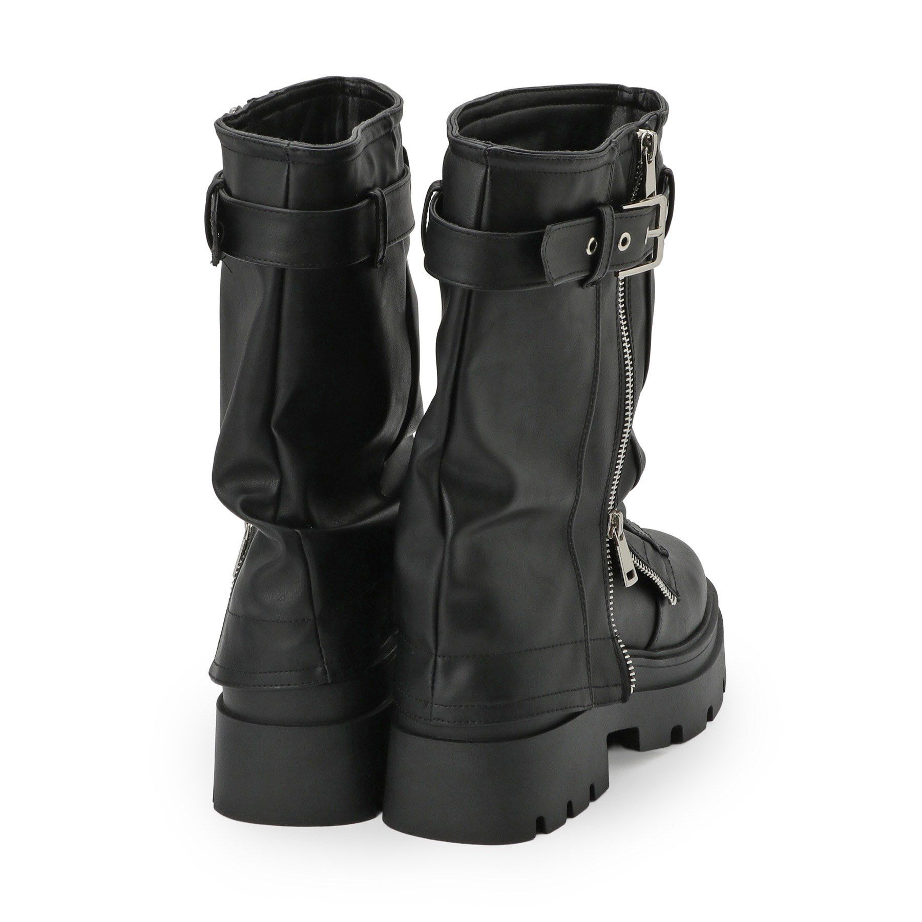 csT&P「ベルト付きカバーブーツ」|ショートブーツ|