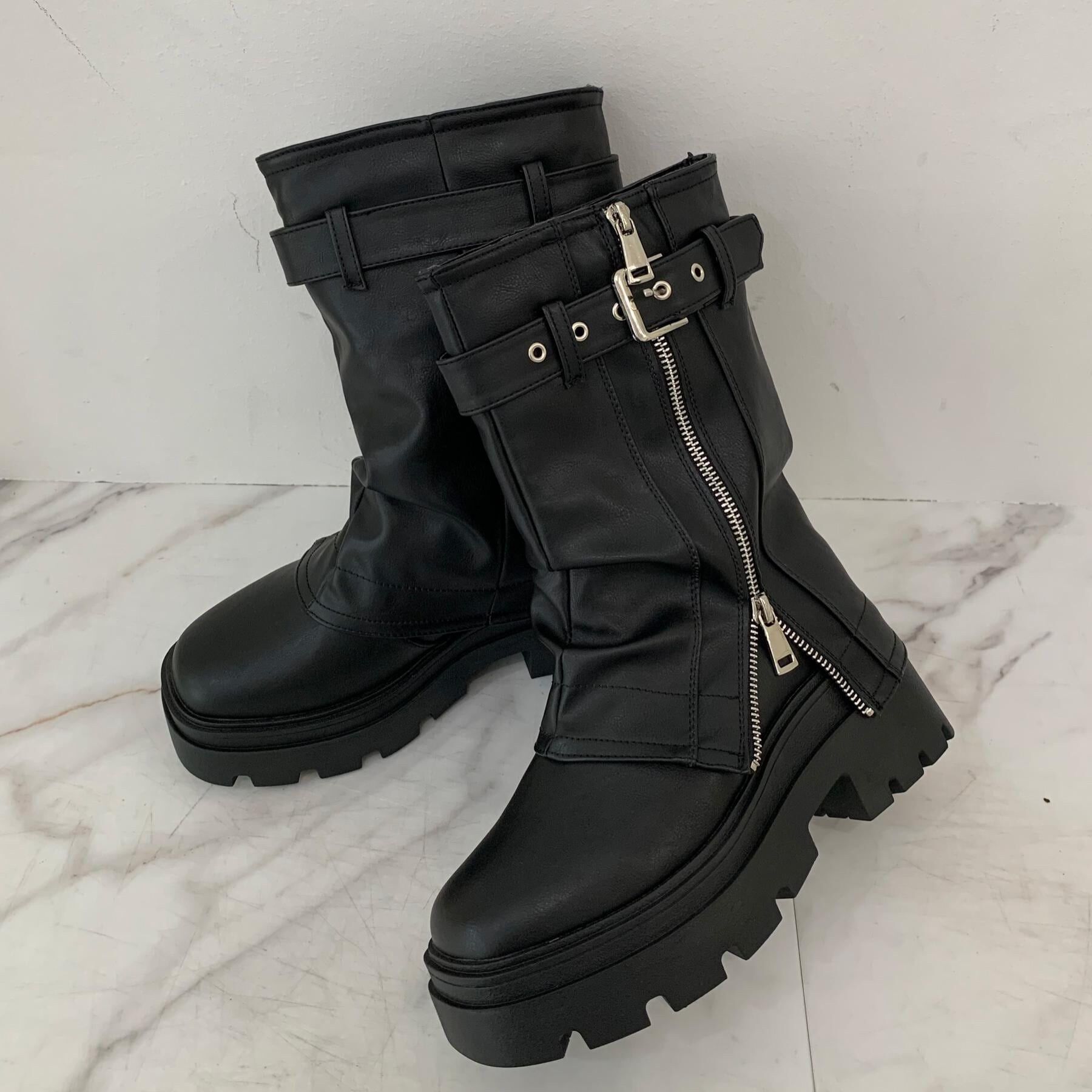 csT&P「ベルト付きカバーブーツ」|ショートブーツ|