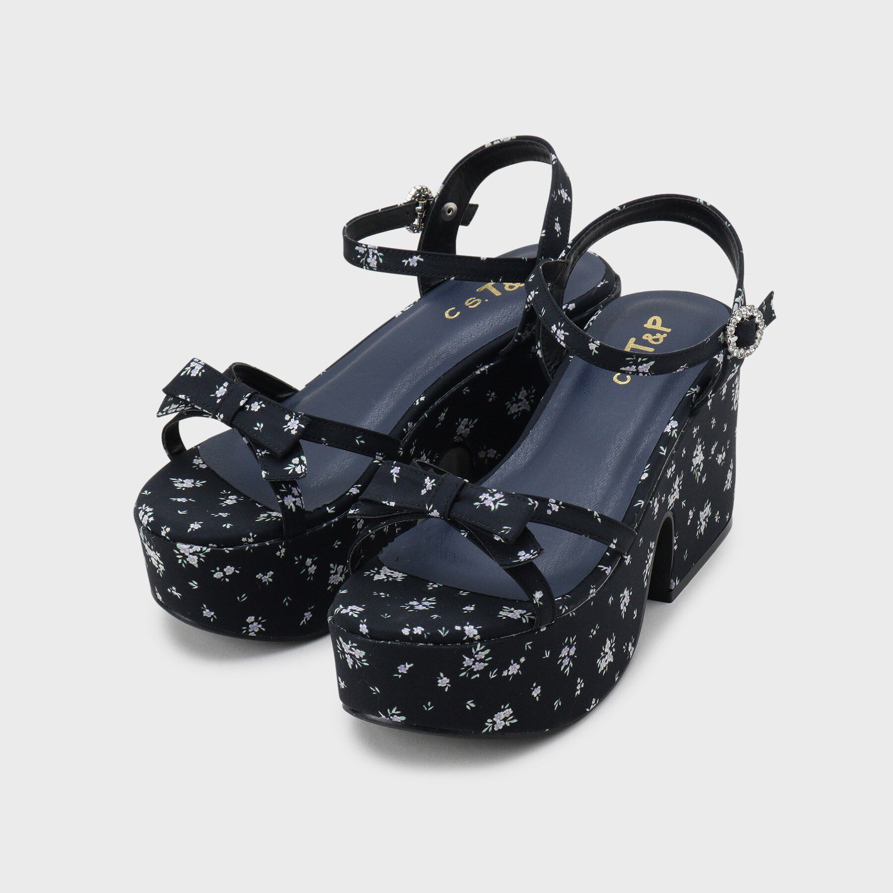 csT&P「厚底バレーコアリボンサンダル」|サンダル|