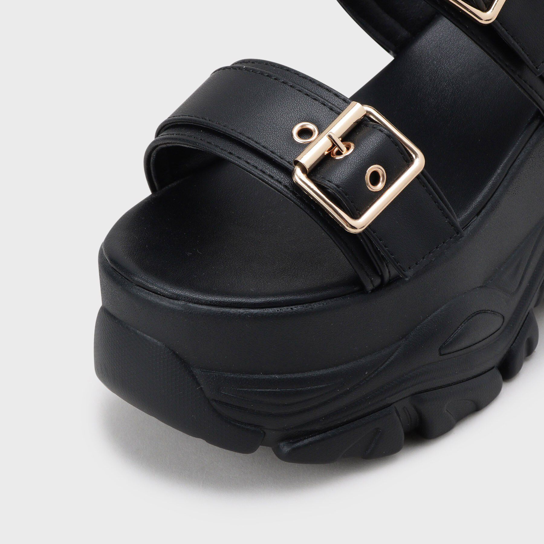 csT&P「厚底ダブルベルトサンダル」|サンダル|