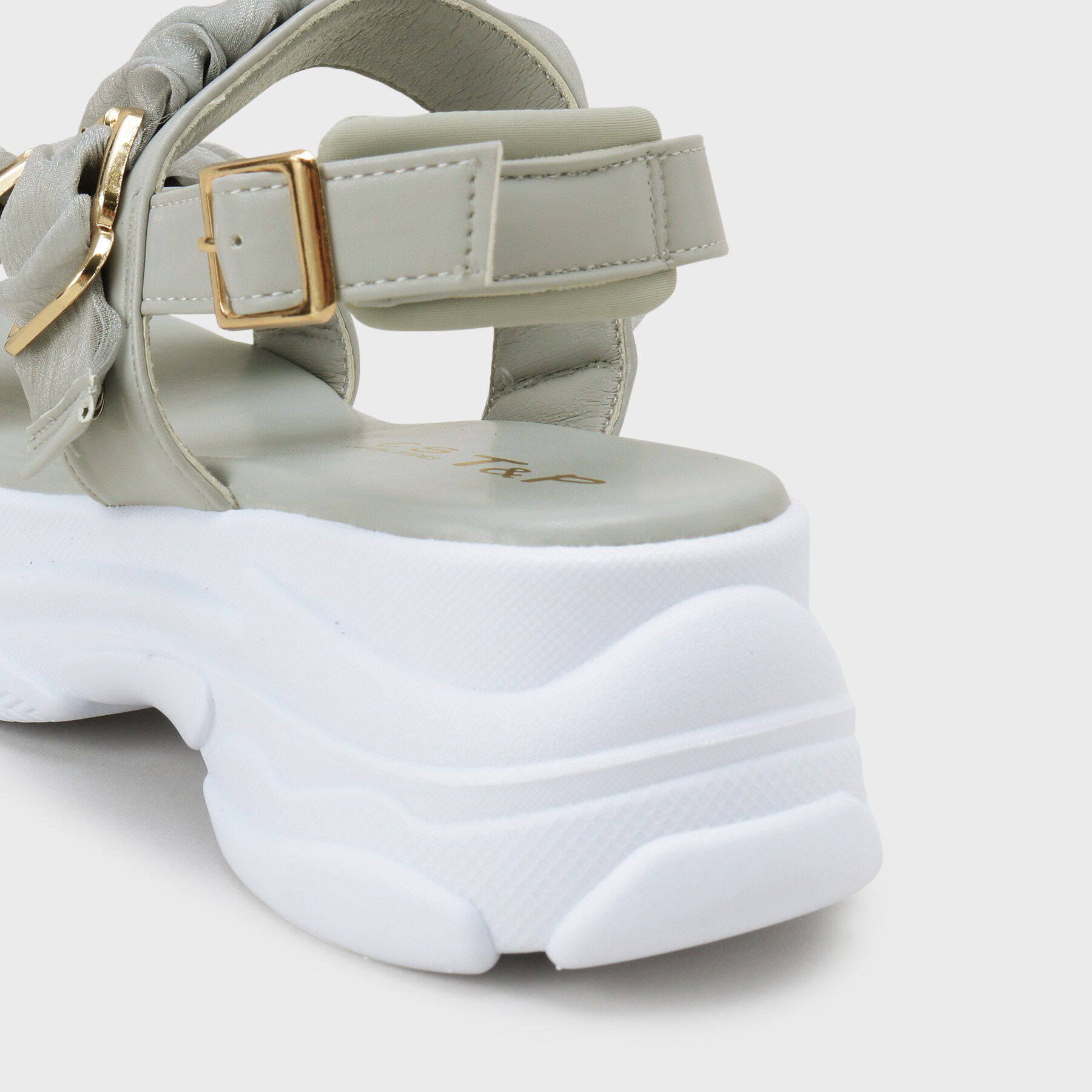 csT&P「サテンギャザーベルトサンダル」|サンダル|