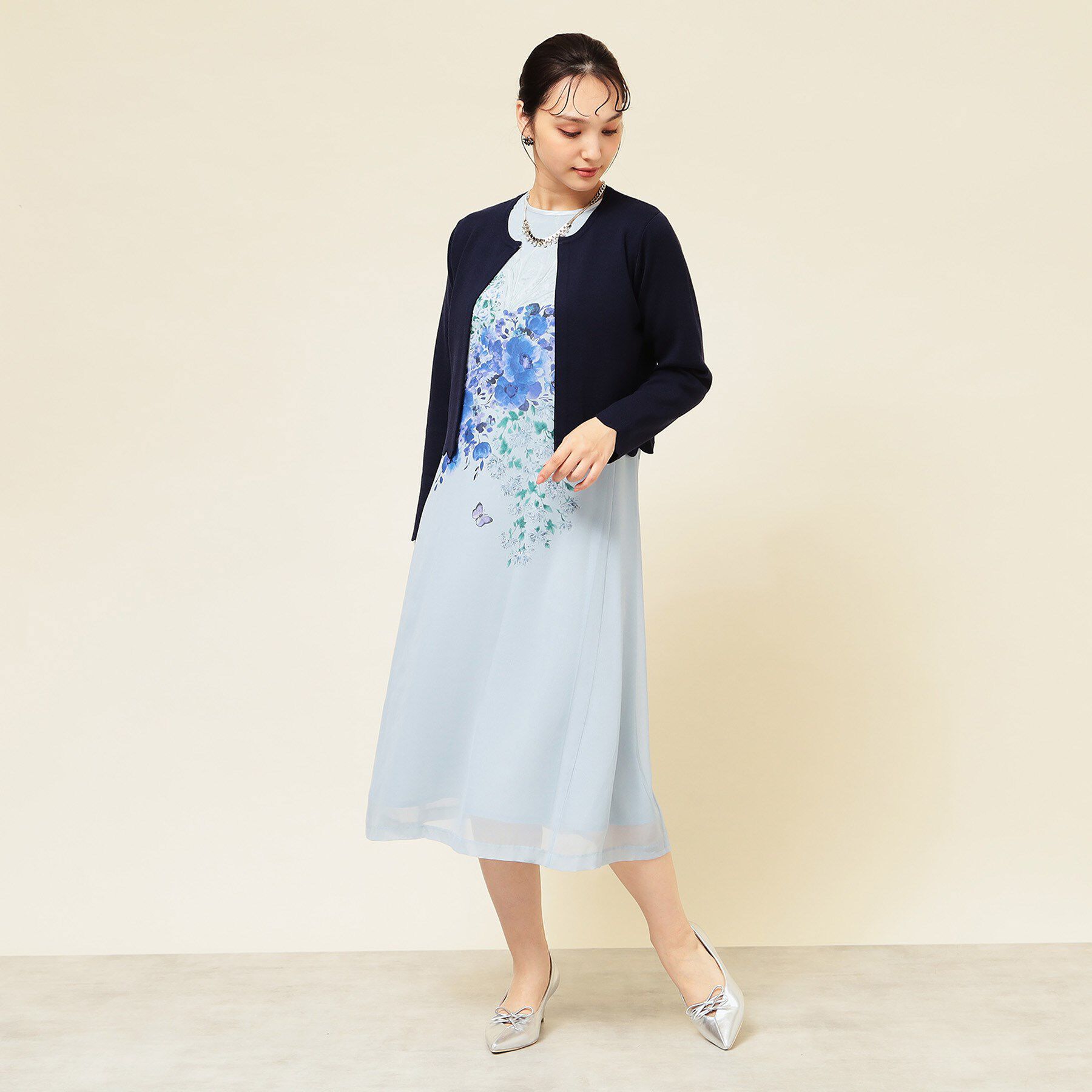 SunaUna「【4色展開／定番】スカラップボレロ」|カーディガン|