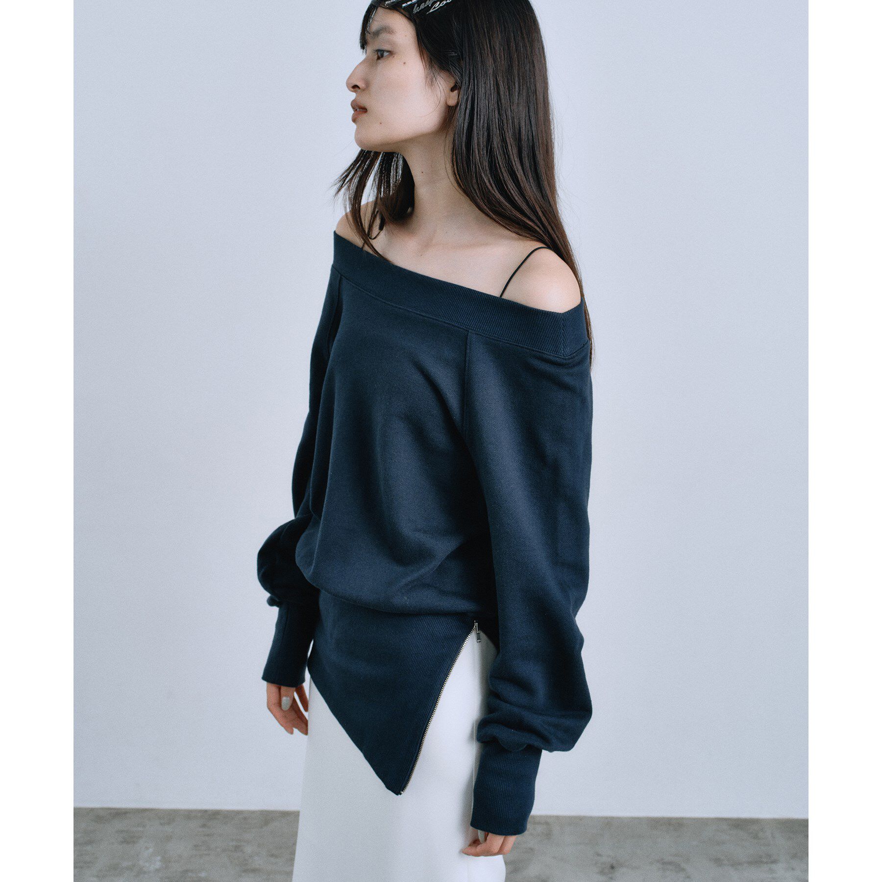 CODE A「off－shoulder sweat」|パーカー|