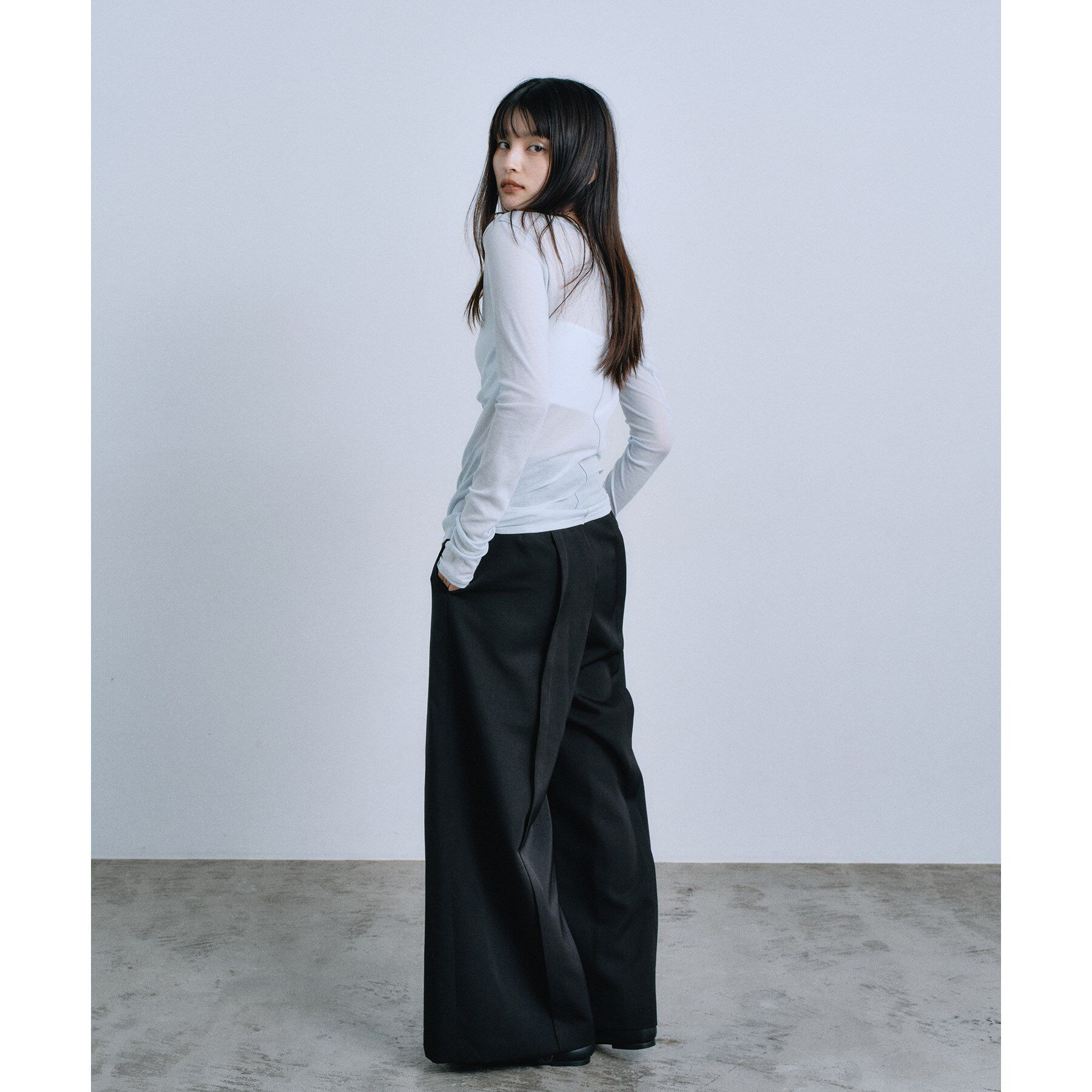 CODE A「center slit wide pants」|その他|