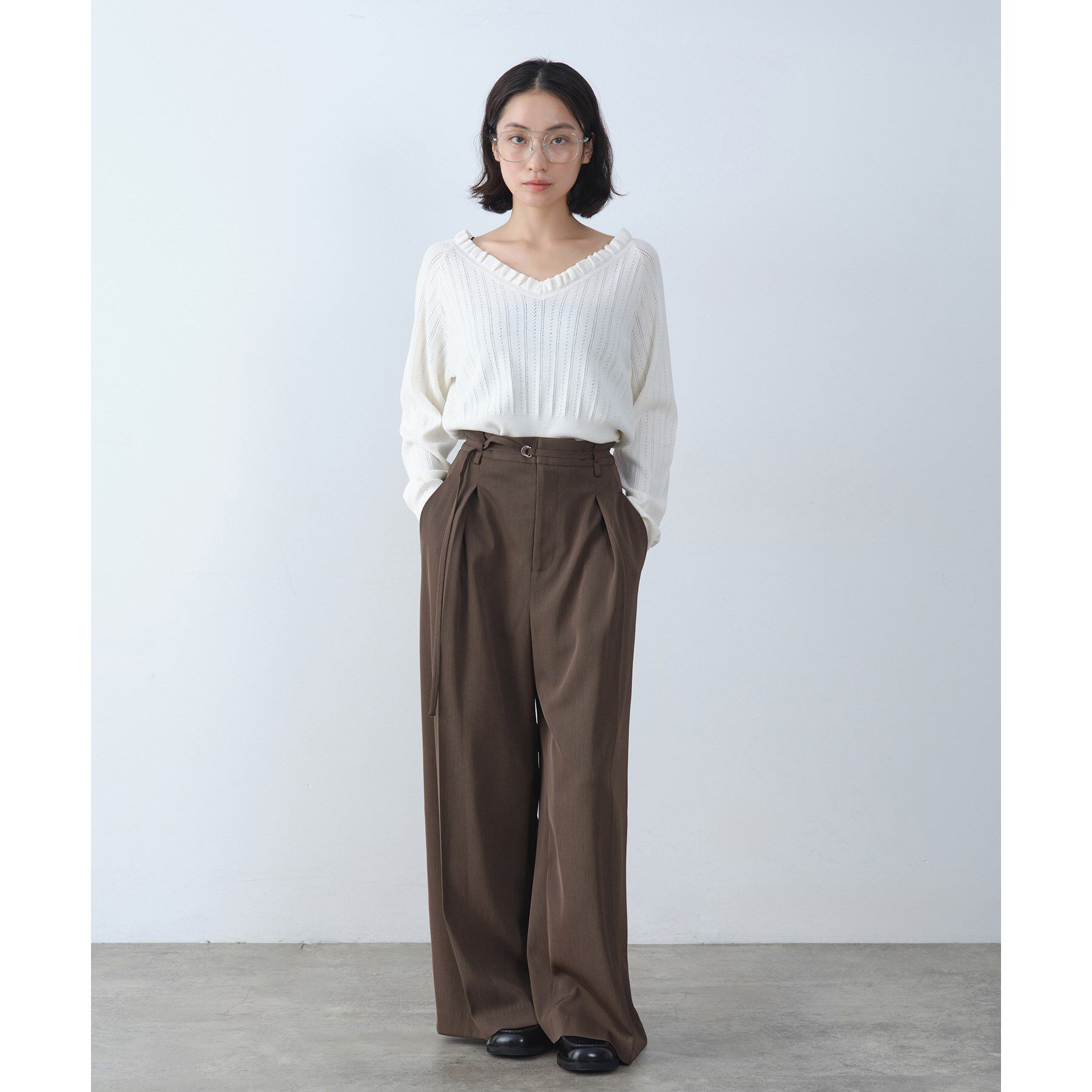 CODE A「frill design knit」|ニット・セーター|