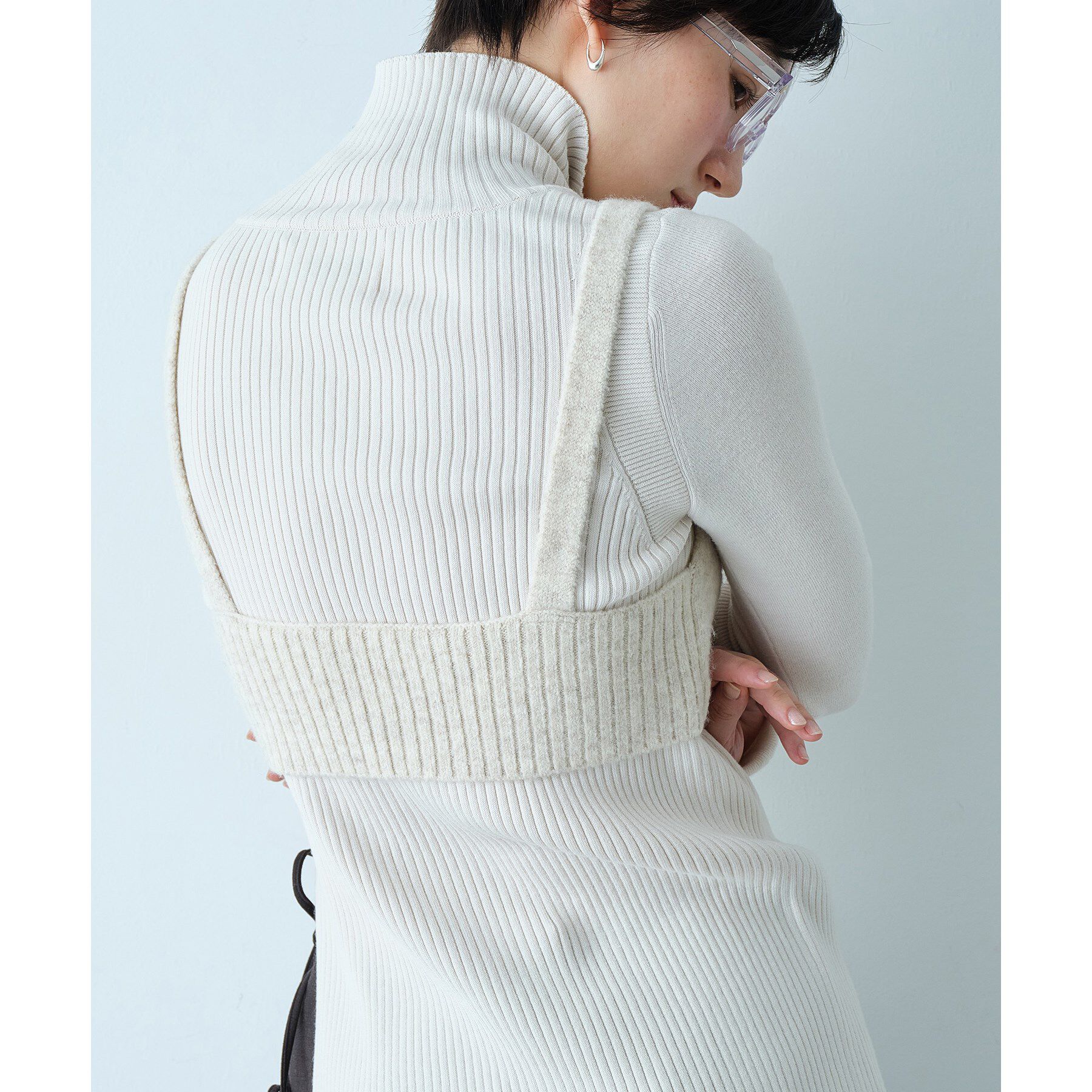 CODE A「M cloudy bra tops」|ニット・セーター|