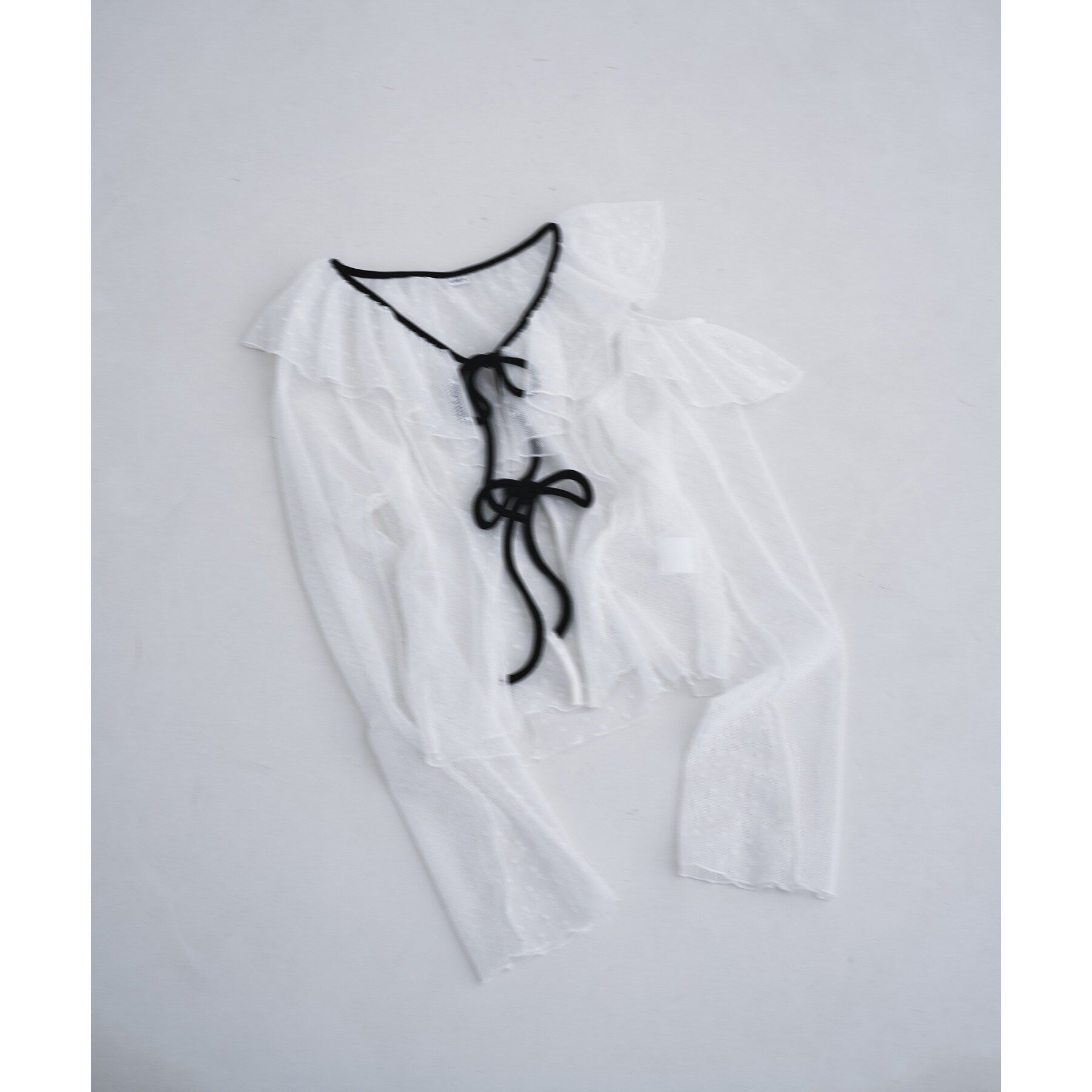 CODE A「tulle asymmetry blouse」|シャツ・ブラウス|