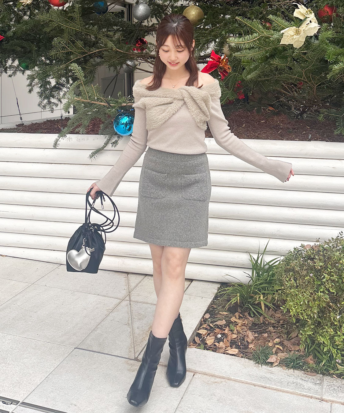 COCO DEAL「ポケットニットミニスカート」|スカート|