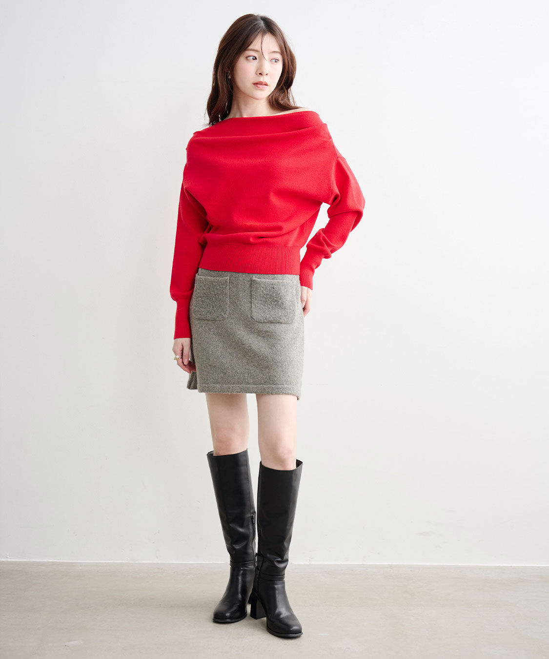 COCO DEAL「ポケットニットミニスカート」|スカート|