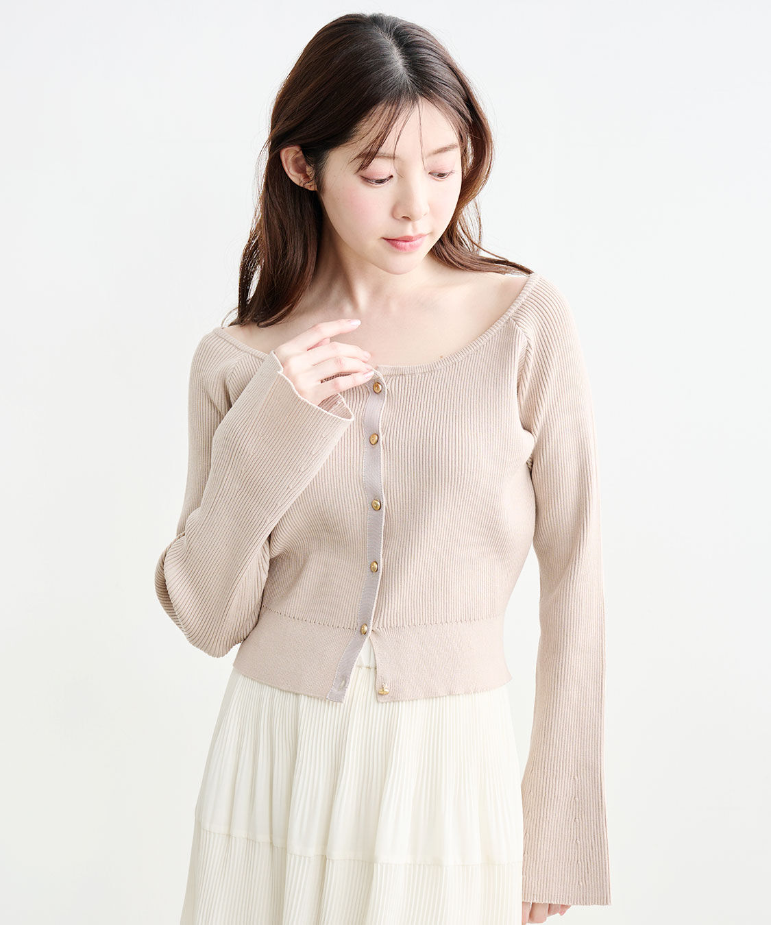 COCO DEAL「ボートネック2WAYニット」|ニット・セーター|