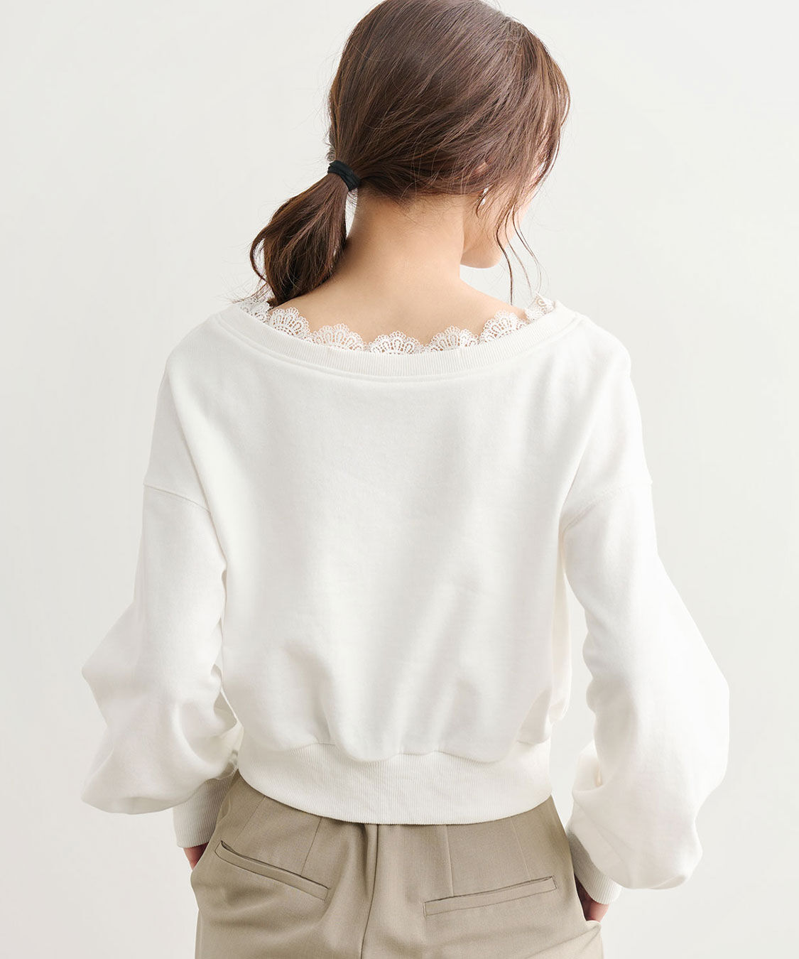 COCO DEAL「レーストリムスウェット」|スウェット・ジャージ|