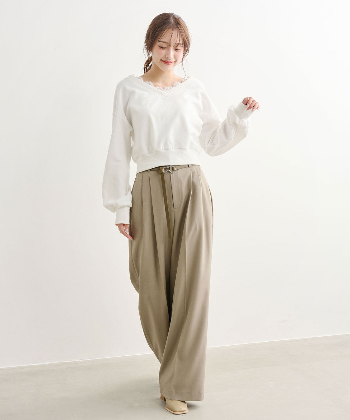 COCO DEAL「レーストリムスウェット」|スウェット・ジャージ|