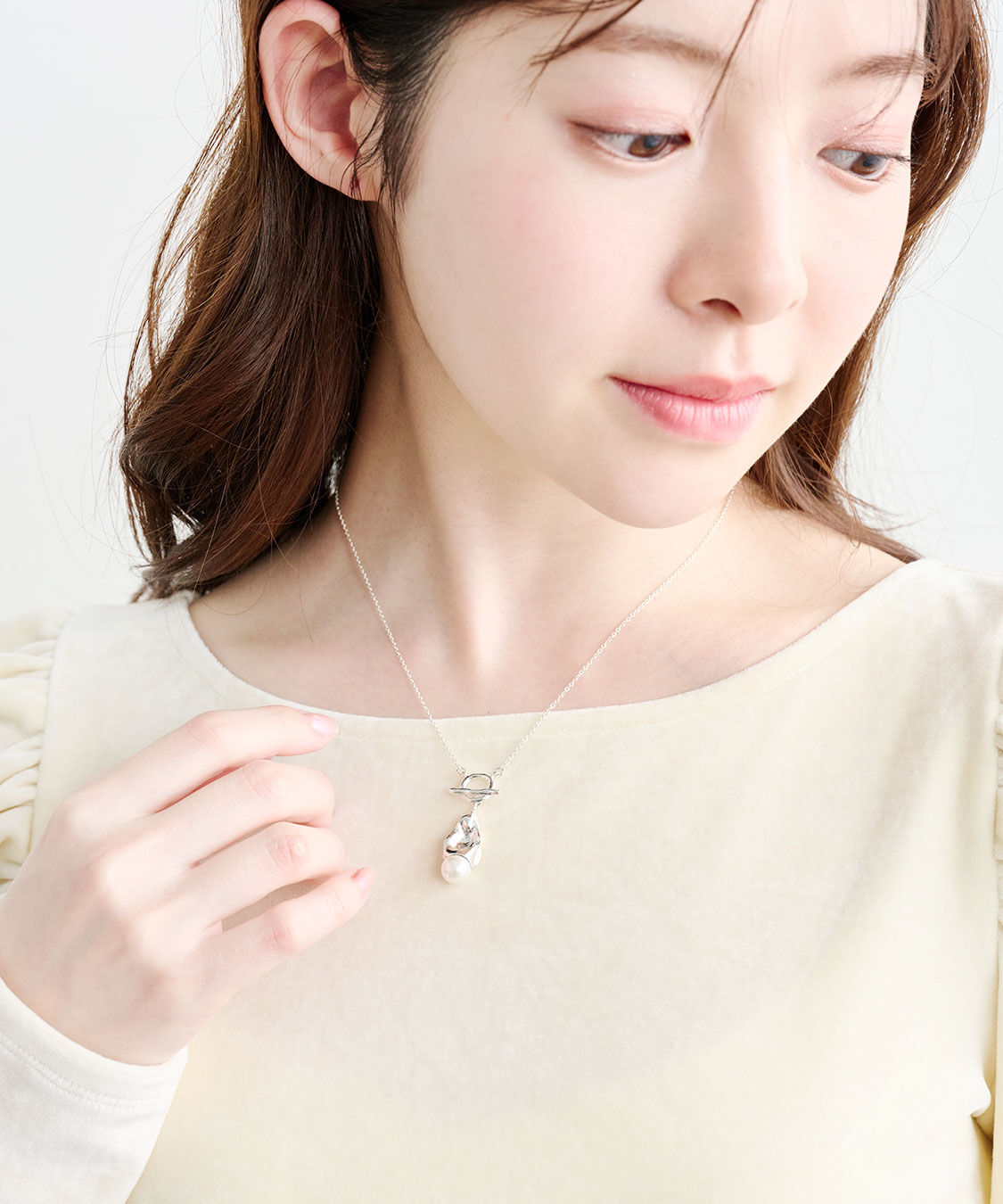 COCO DEAL「Oyster シェルパールネックレス」|ネックレス|