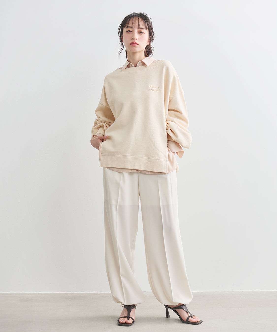 COCO DEAL「2WAYサテンシャツ」|シャツ・ブラウス|