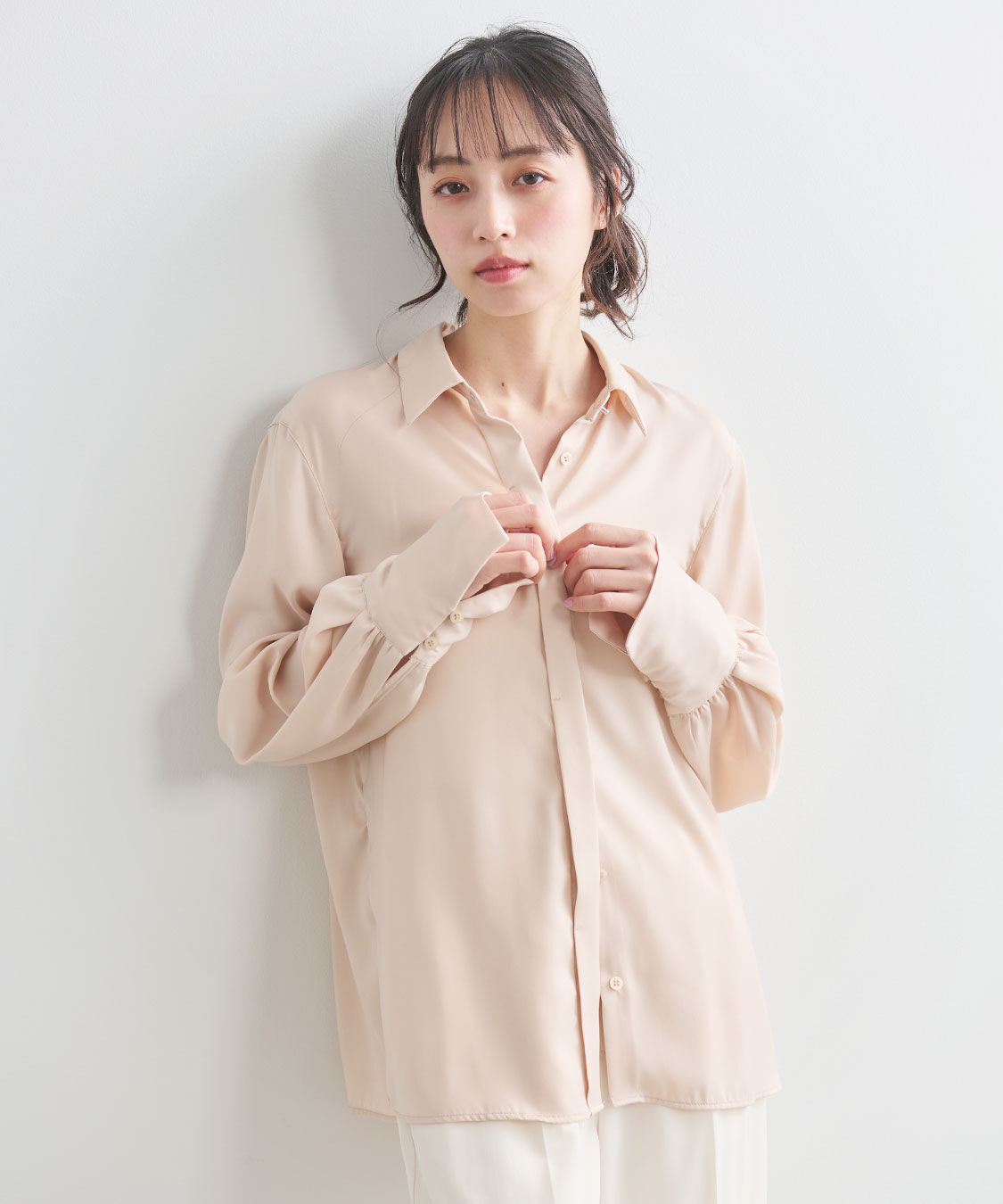 COCO DEAL「2WAYサテンシャツ」|シャツ・ブラウス|