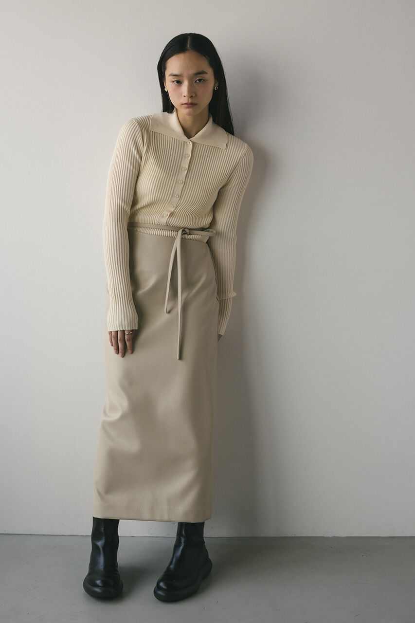 STYLEMIXER「スランティングストリングスカート」|スカート|