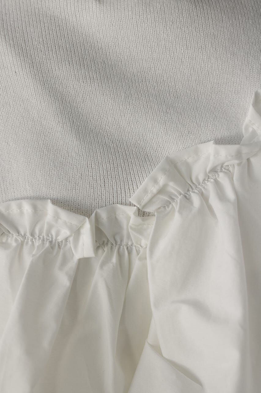 STYLEMIXER「アシンメトリーフリルニットトップ」|ニット・セーター|